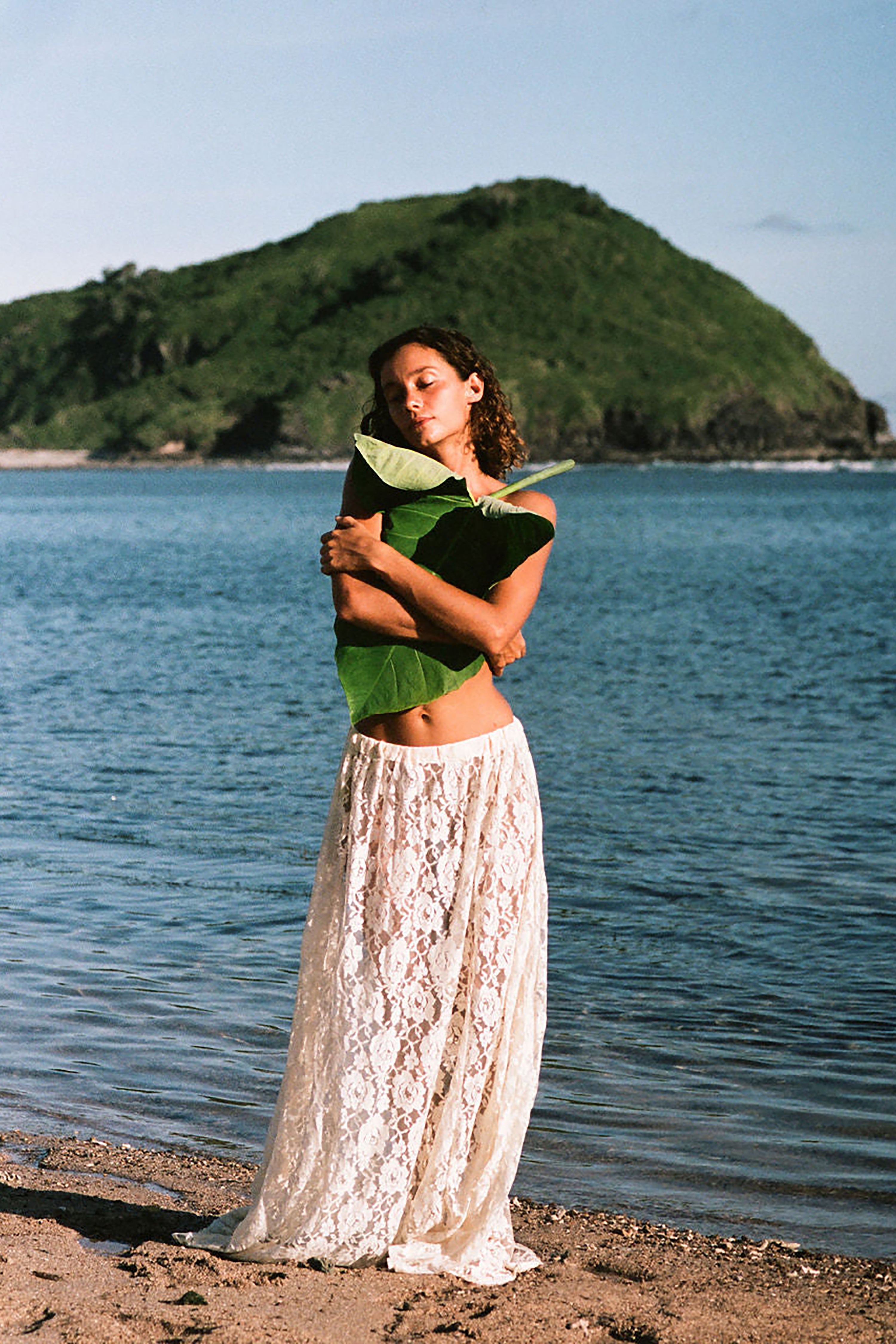 Lace Slip Skirt - Ecru