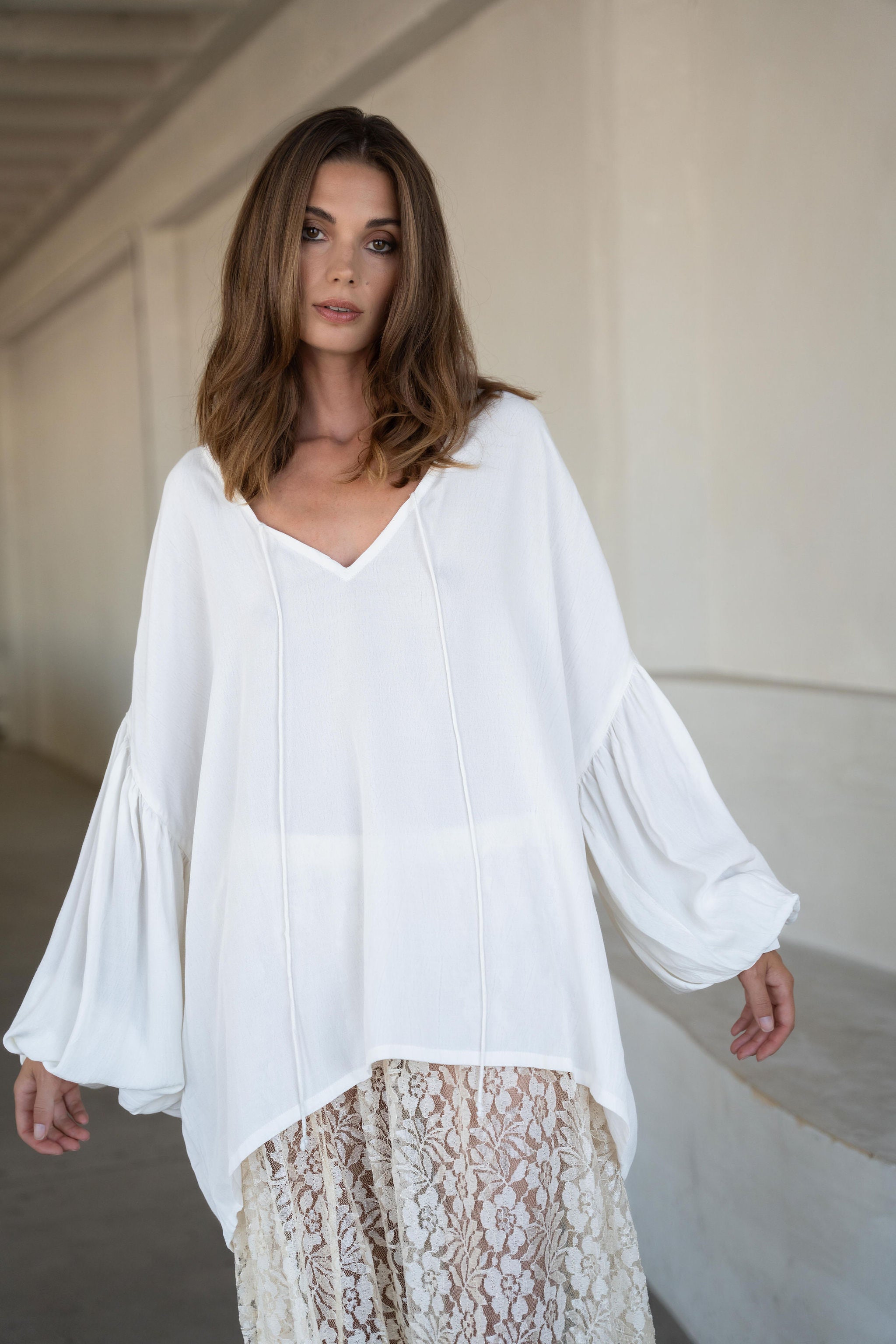 May Blouse - White