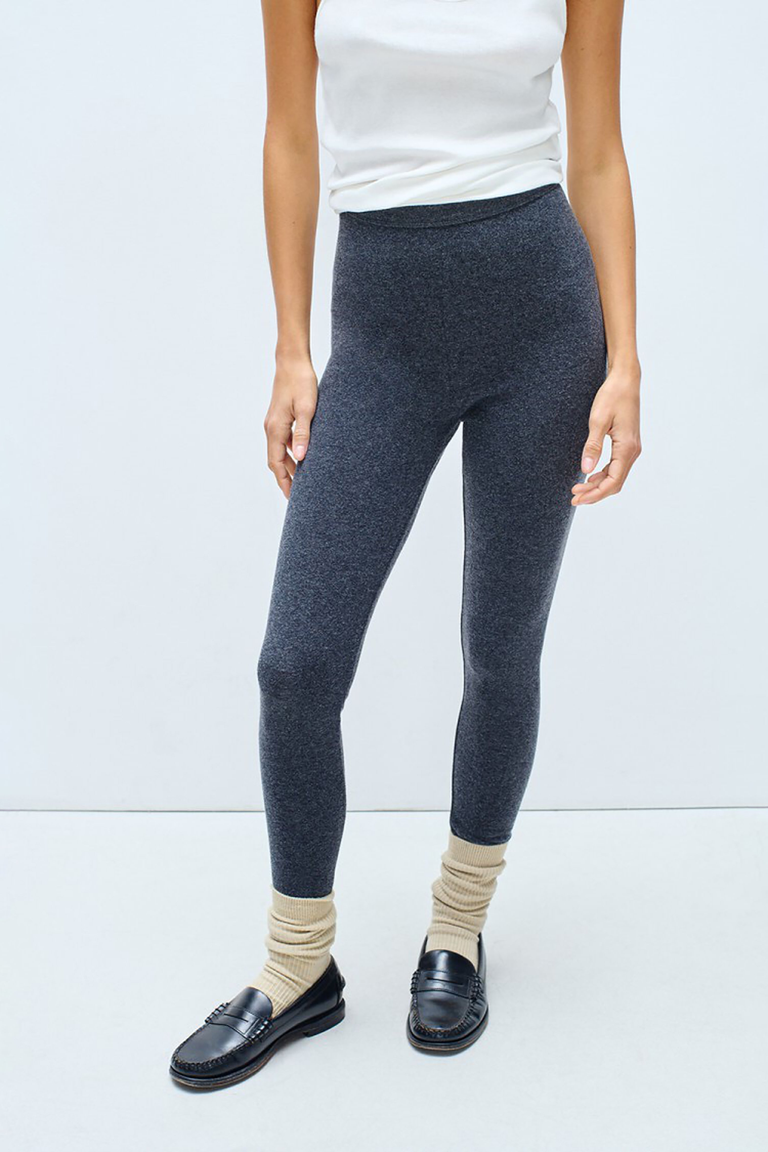 Axby Legging - Charcoal Melange