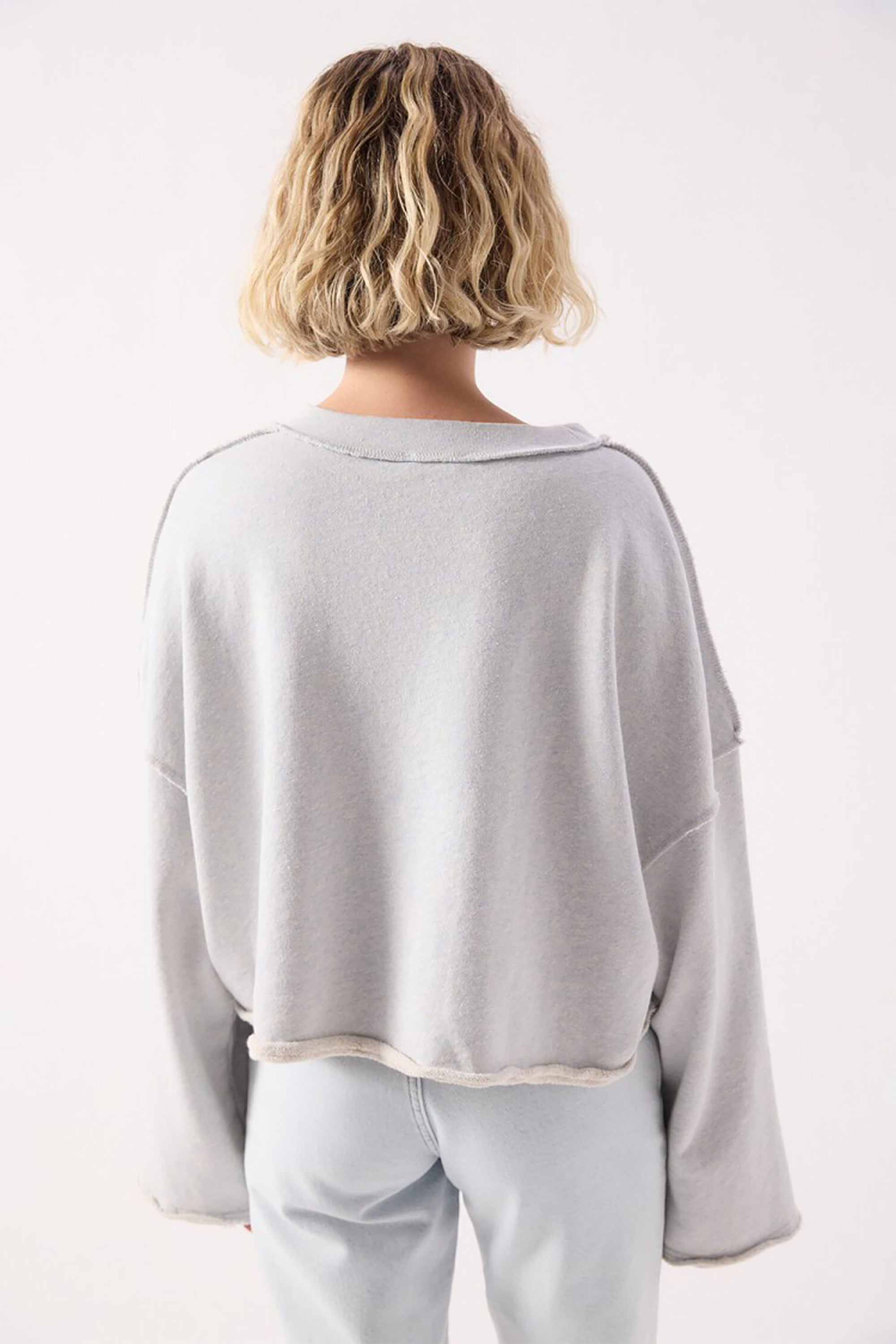 Dantown Sweatshirt - Sky Blue Melange