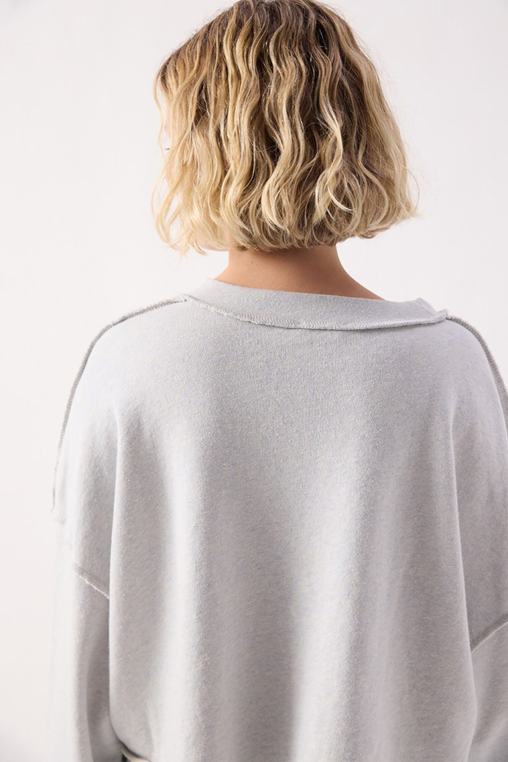 Dantown Sweatshirt - Sky Blue Melange