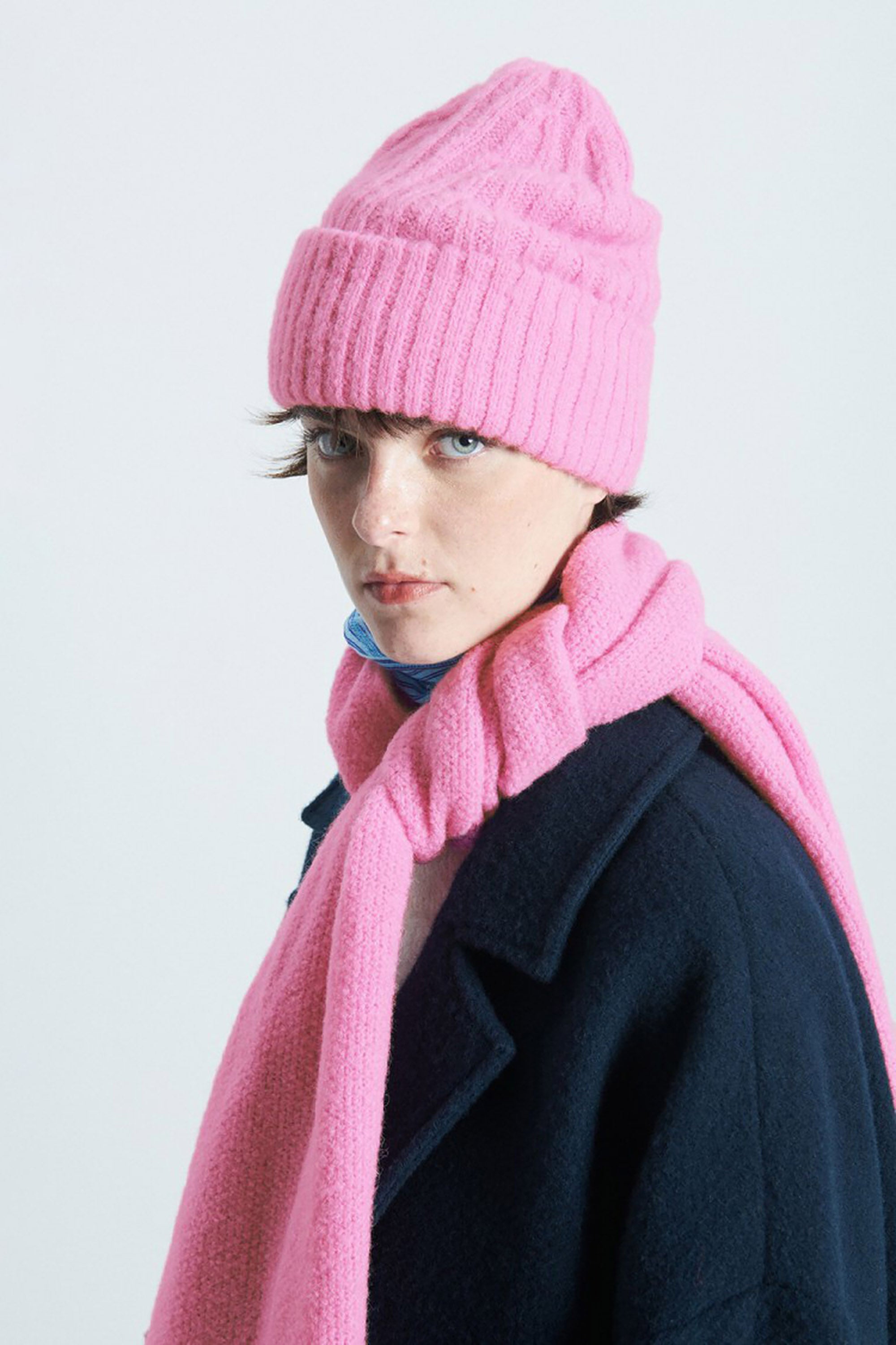 East Beanie - Bubble Pink Melange