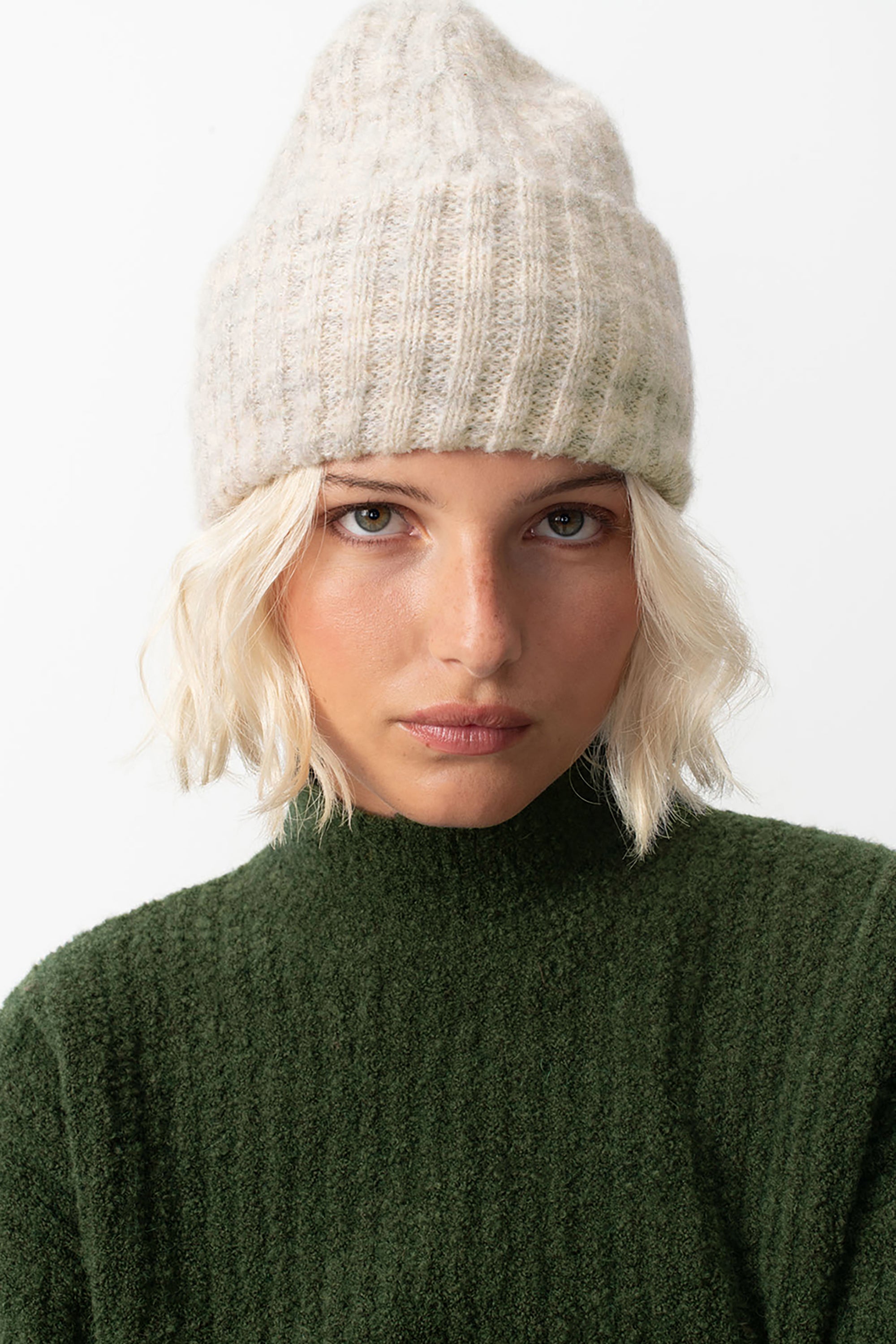 East Beanie - Powder Snow Melange