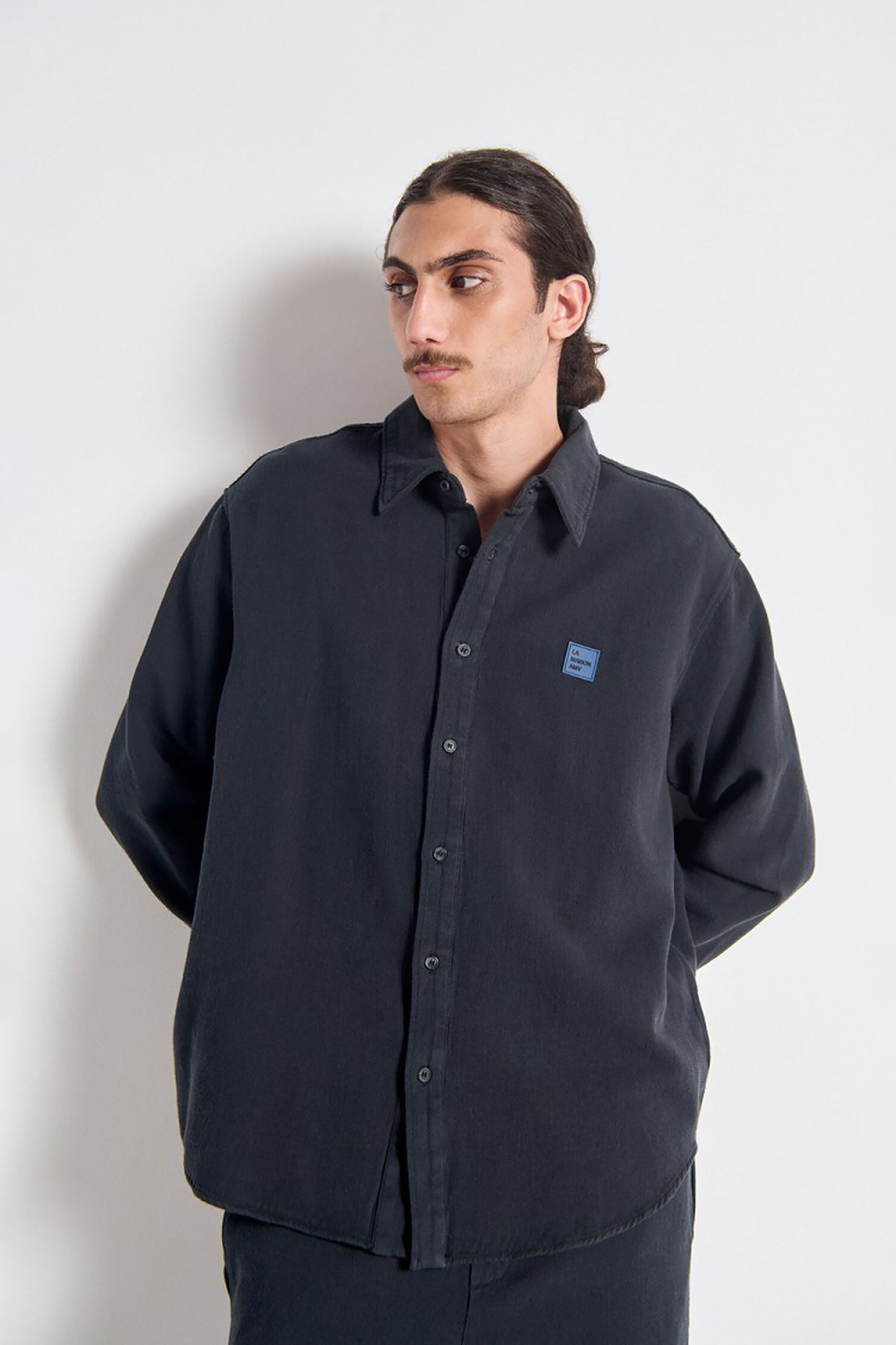 Men's Afaz Shirt - Vintage Carbon