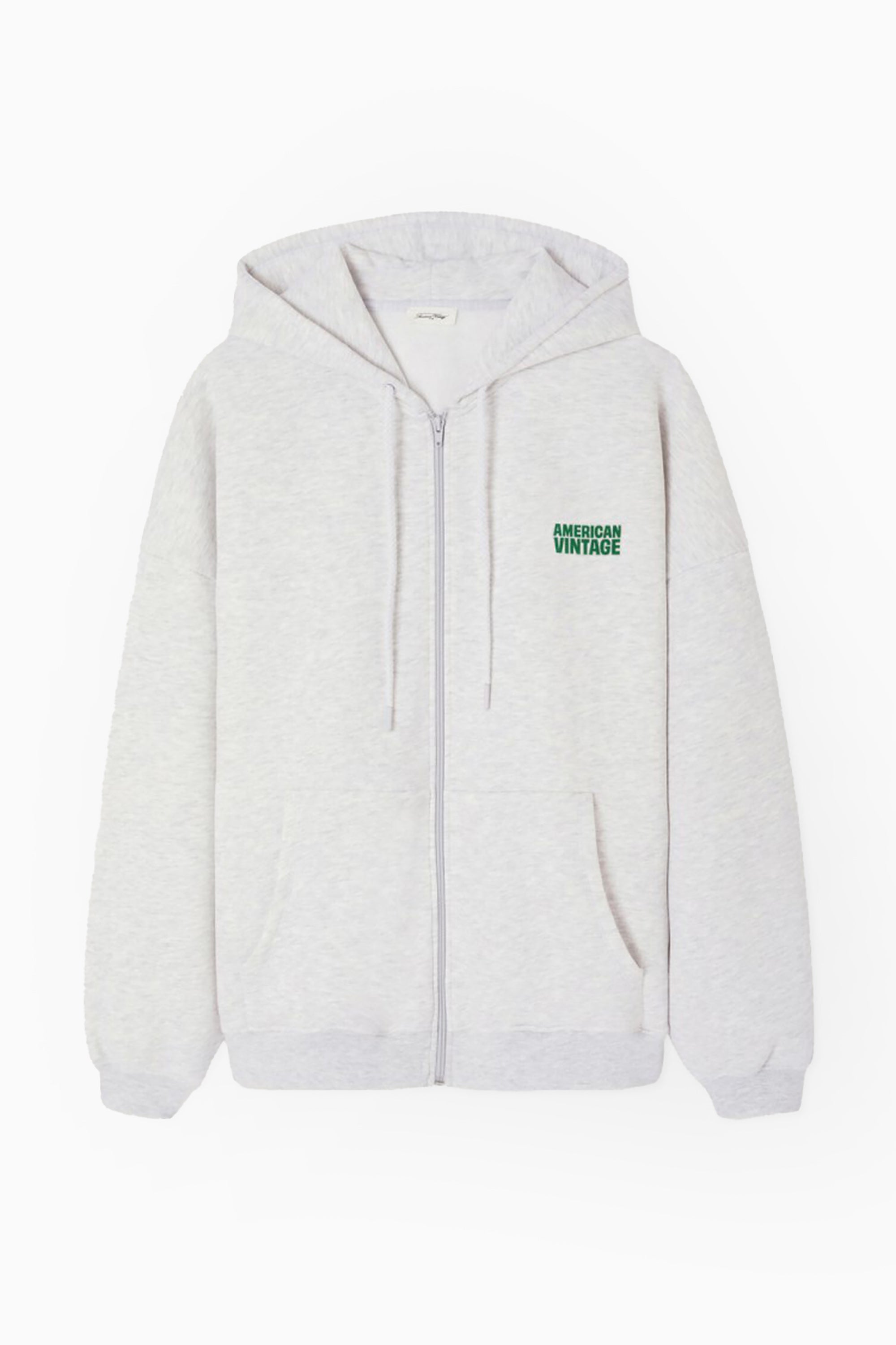 Men's Baptown Zip Up Hoodie - Heather Grey