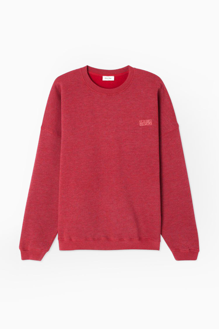 Men's Doven Sweatshirt - Overdyed Garnet - RUM Amsterdam