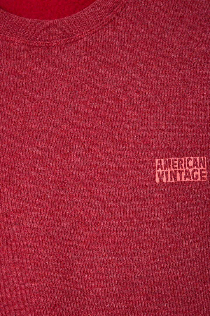 Men's Doven Sweatshirt - Overdyed Garnet - RUM Amsterdam
