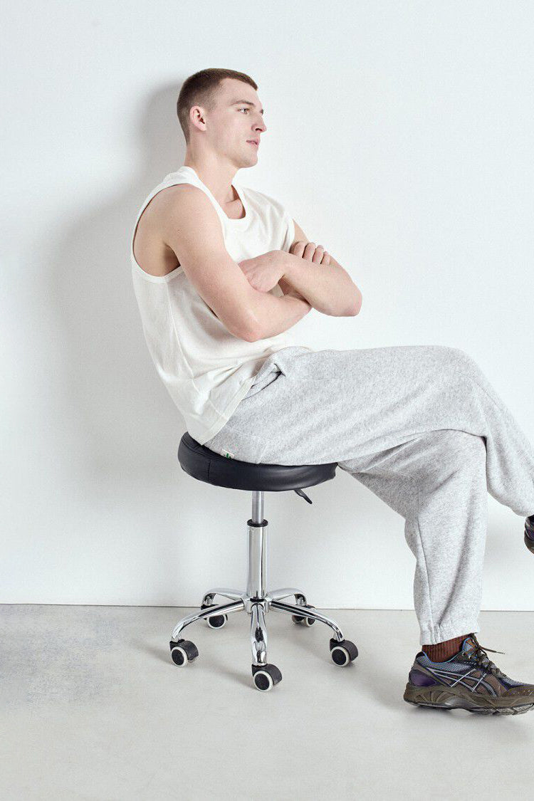 Men's Evona Joggers - Light Grey Melange - RUM Amsterdam