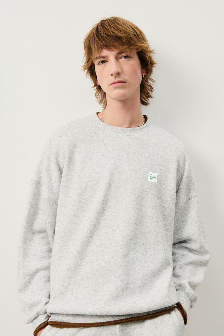Men's Evona Sweatshirt - Light Grey Melange - RUM Amsterdam