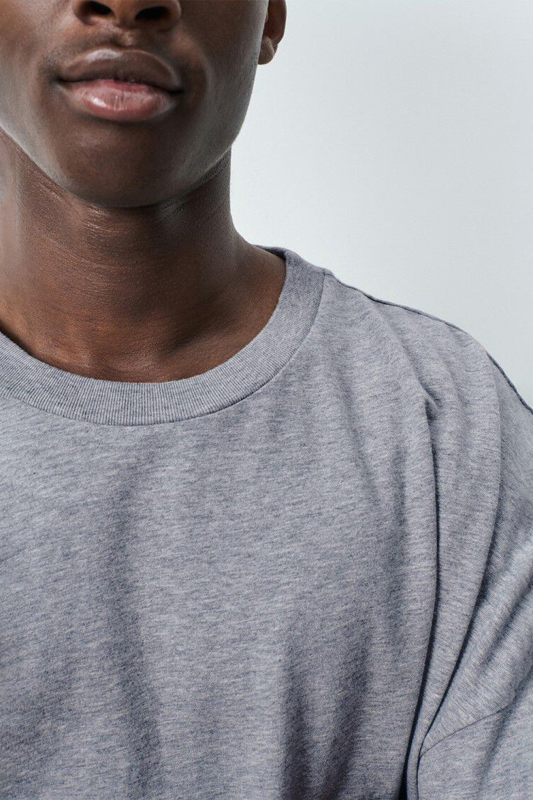 Men's Fizvalley T-Shirt SS - Heather Grey - RUM Amsterdam
