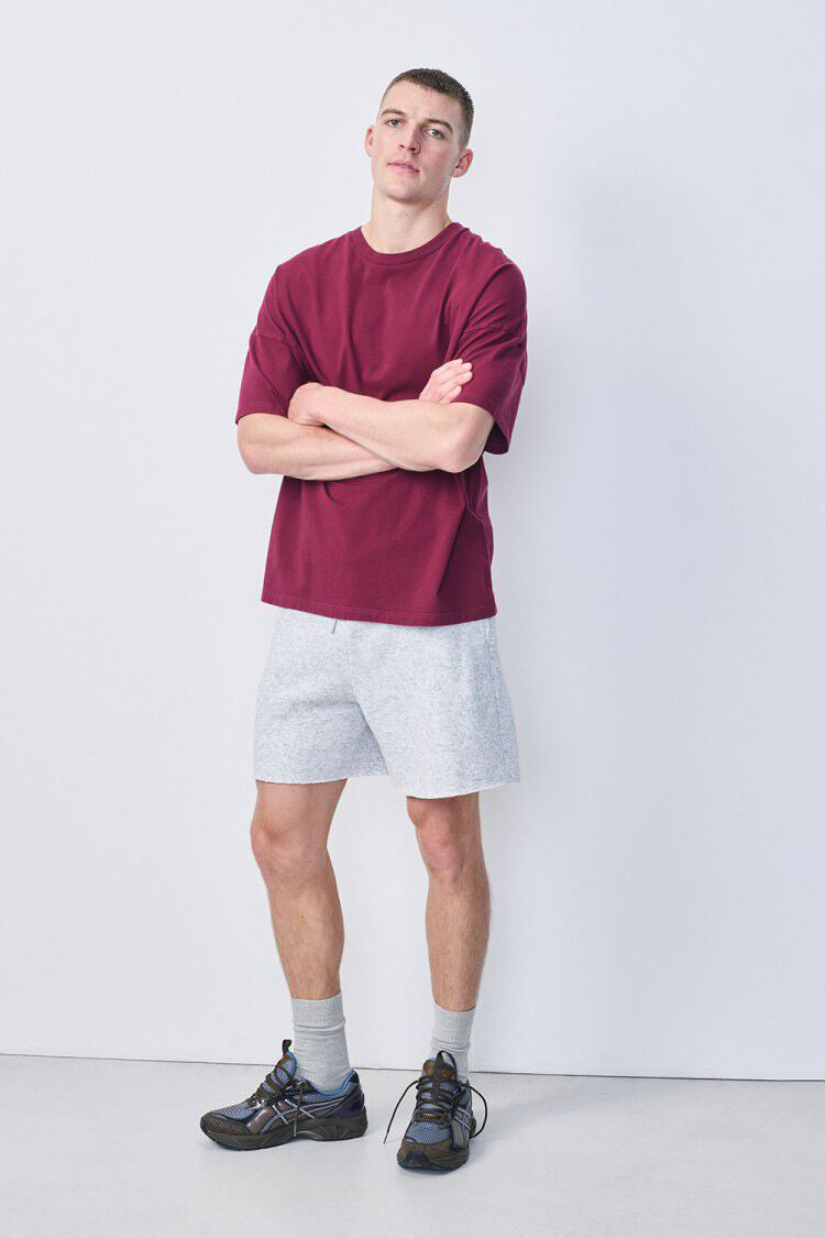 Men's Fizvalley T-Shirt SS - Vintage Burgundy - RUM Amsterdam