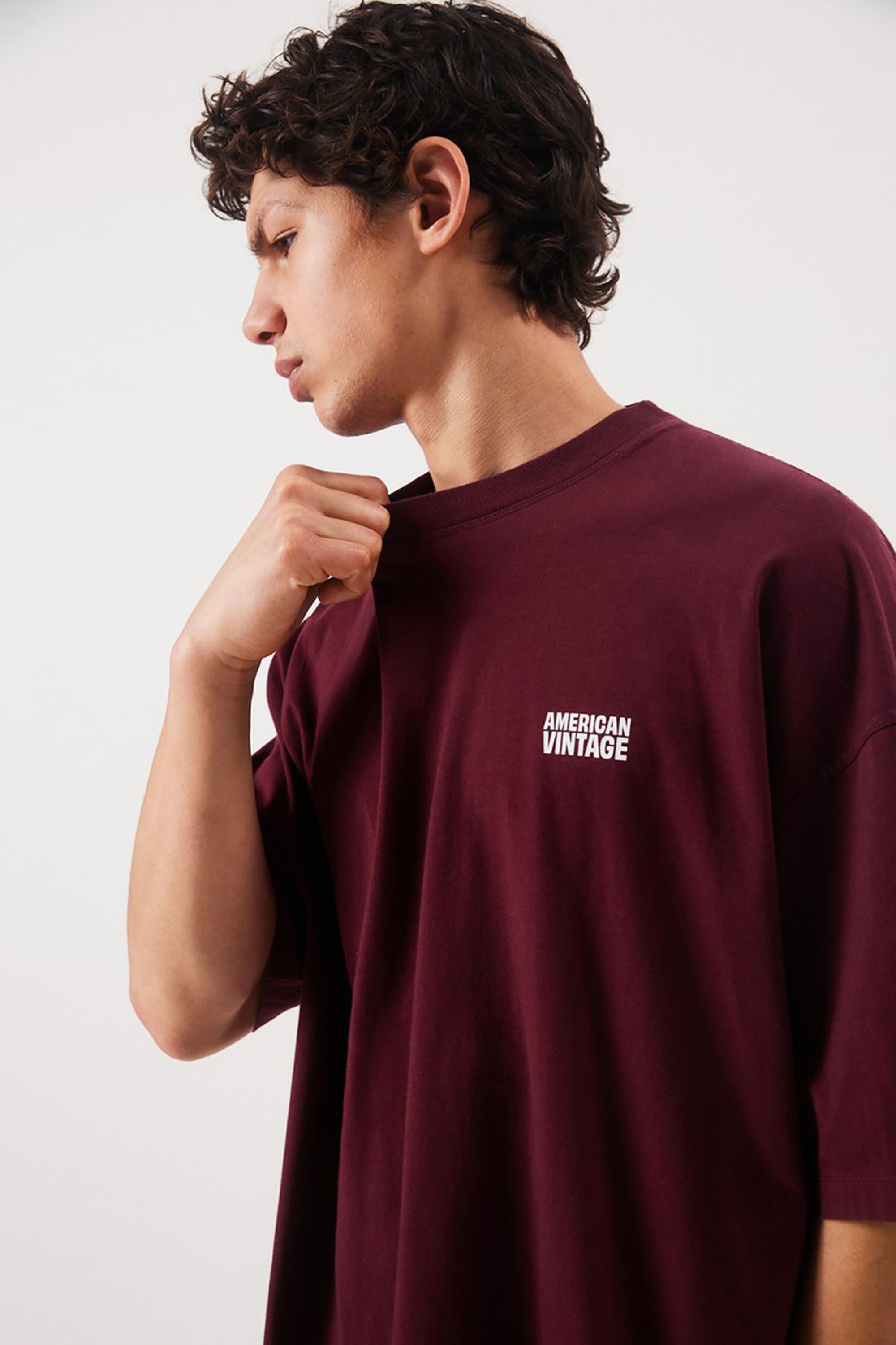 Men's Gixy T-Shirt - Mahogany