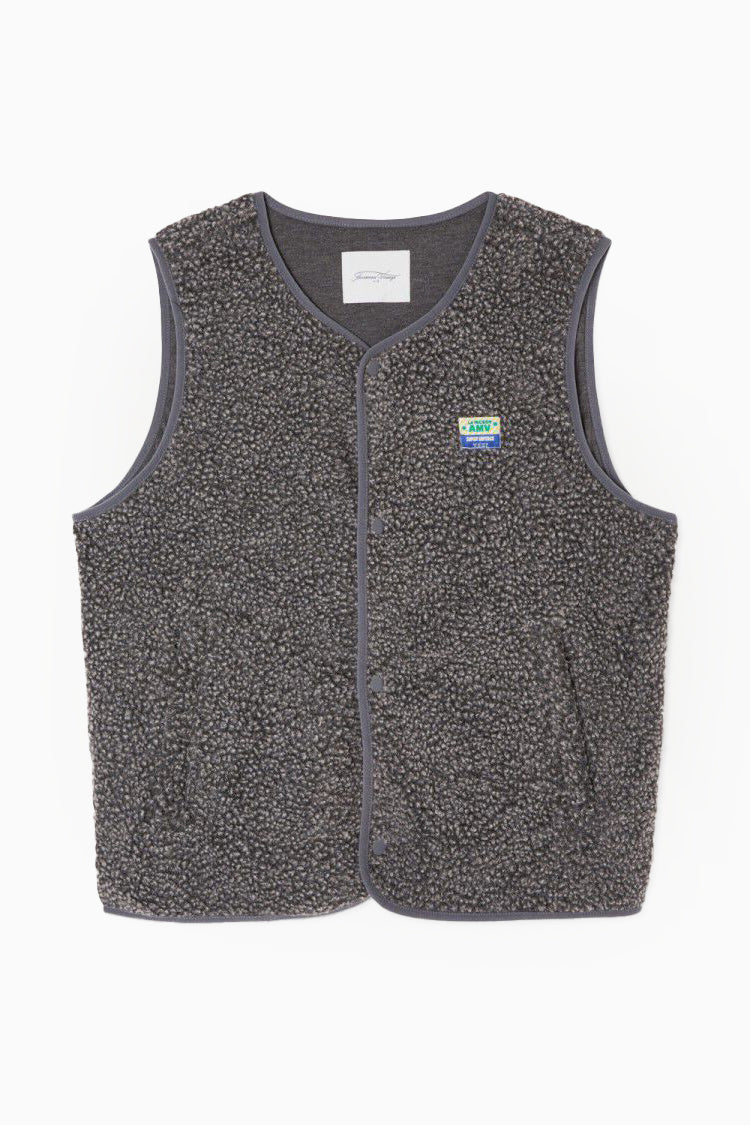 Men's Hoktown Gilet - Charcoal Melange - RUM Amsterdam
