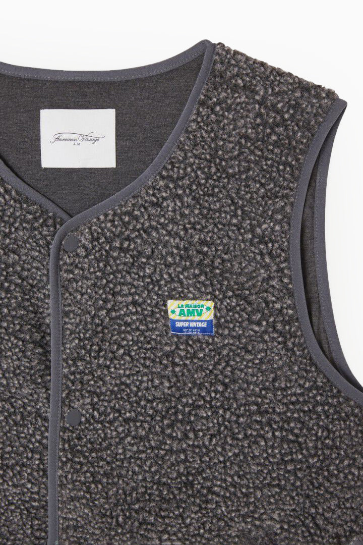 Men's Hoktown Gilet - Charcoal Melange - RUM Amsterdam