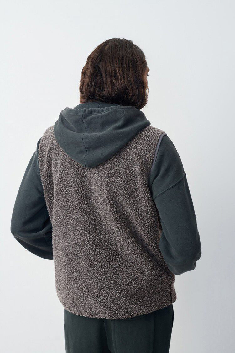 Men's Hoktown Gilet - Charcoal Melange - RUM Amsterdam