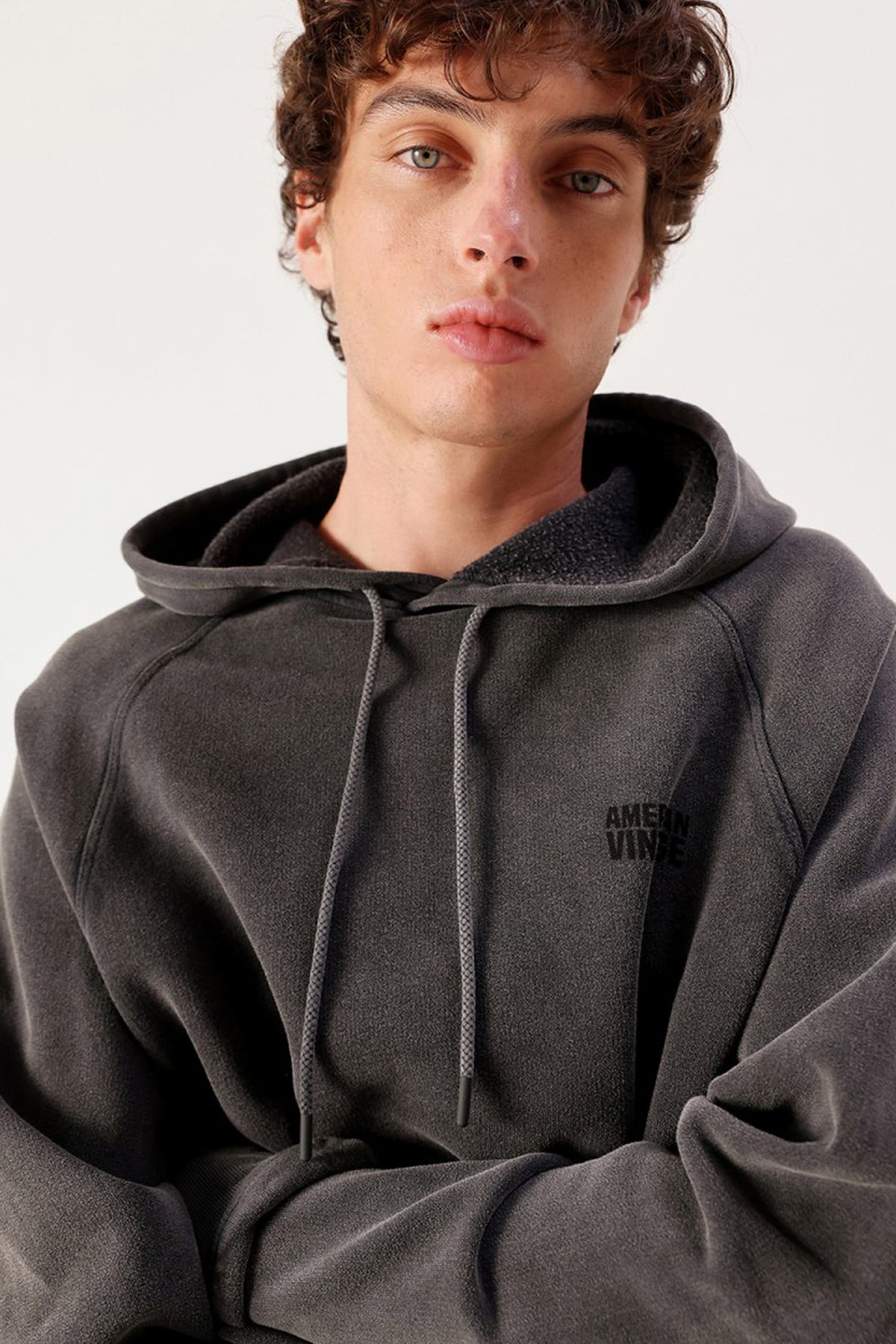 Men's Jitbay Hooded Sweatshirt - Vintage Carbon - RUM Amsterdam