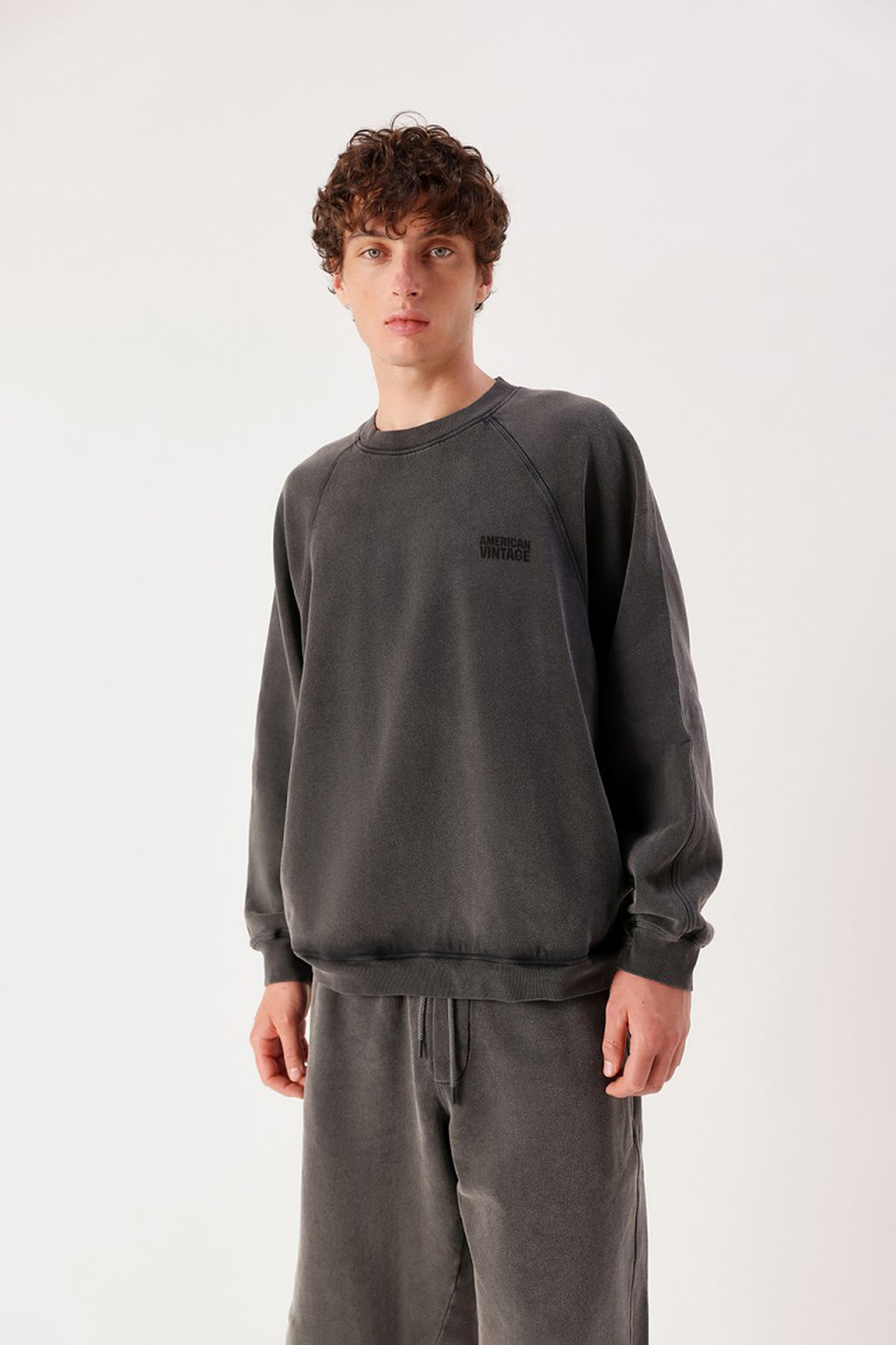 Men's Jitbay Sweatshirt - Vintage Carbon - RUM Amsterdam