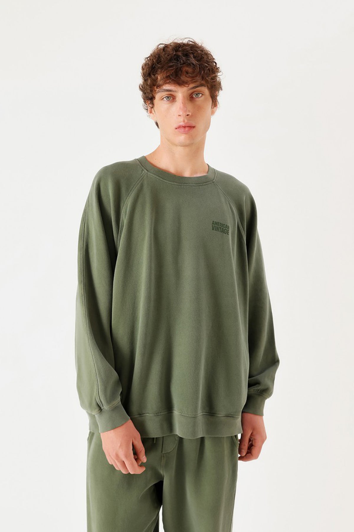 Men's Jitbay Sweatshirt - Vintage Forest - RUM Amsterdam