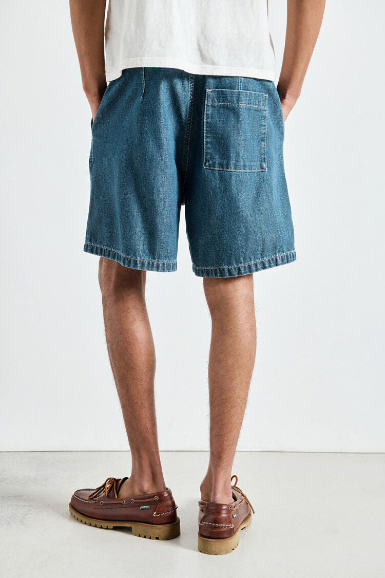 Men's Ozyr Shorts - Medium Green Cast - RUM Amsterdam