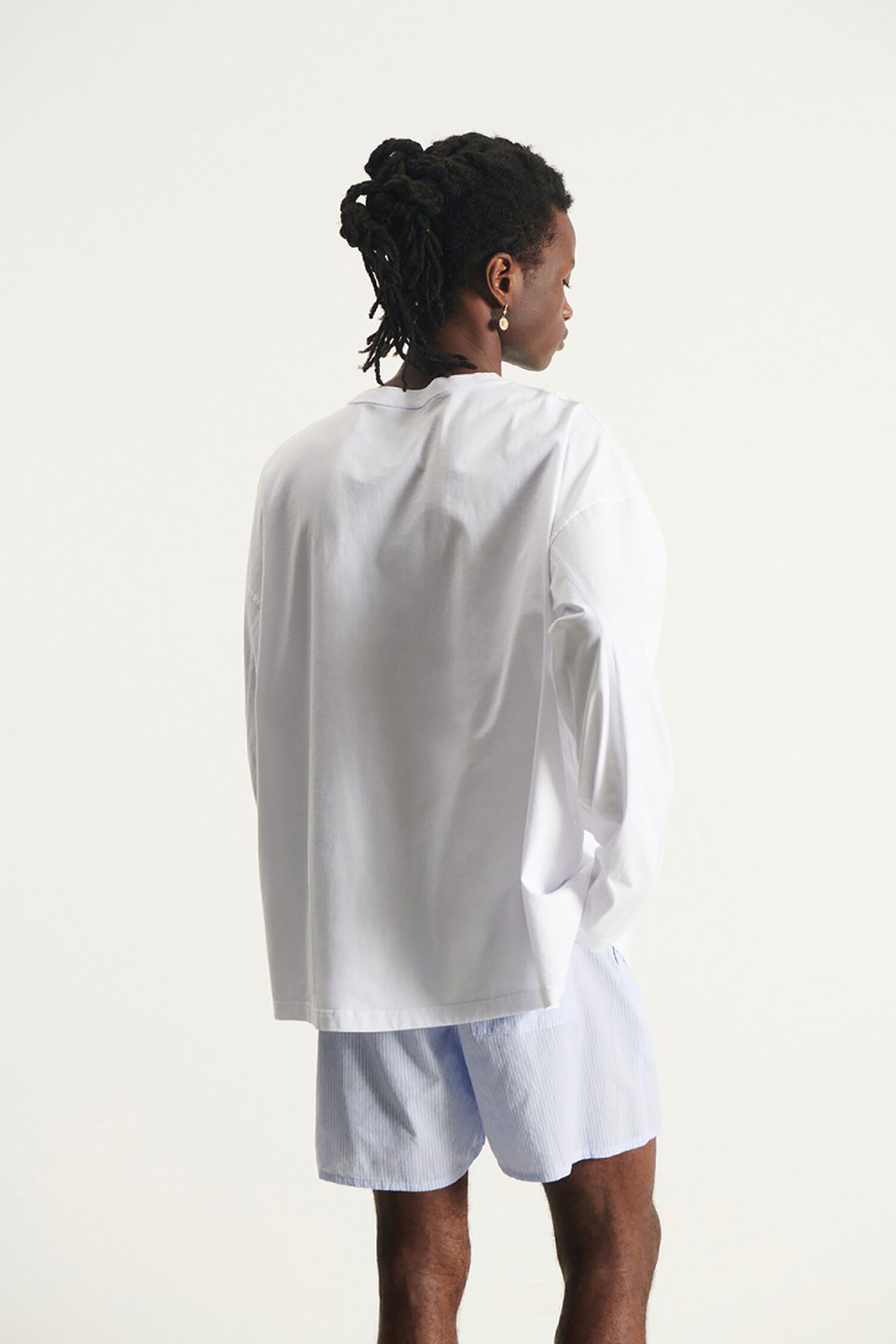 Men's Ykobow T-Shirt LS - White