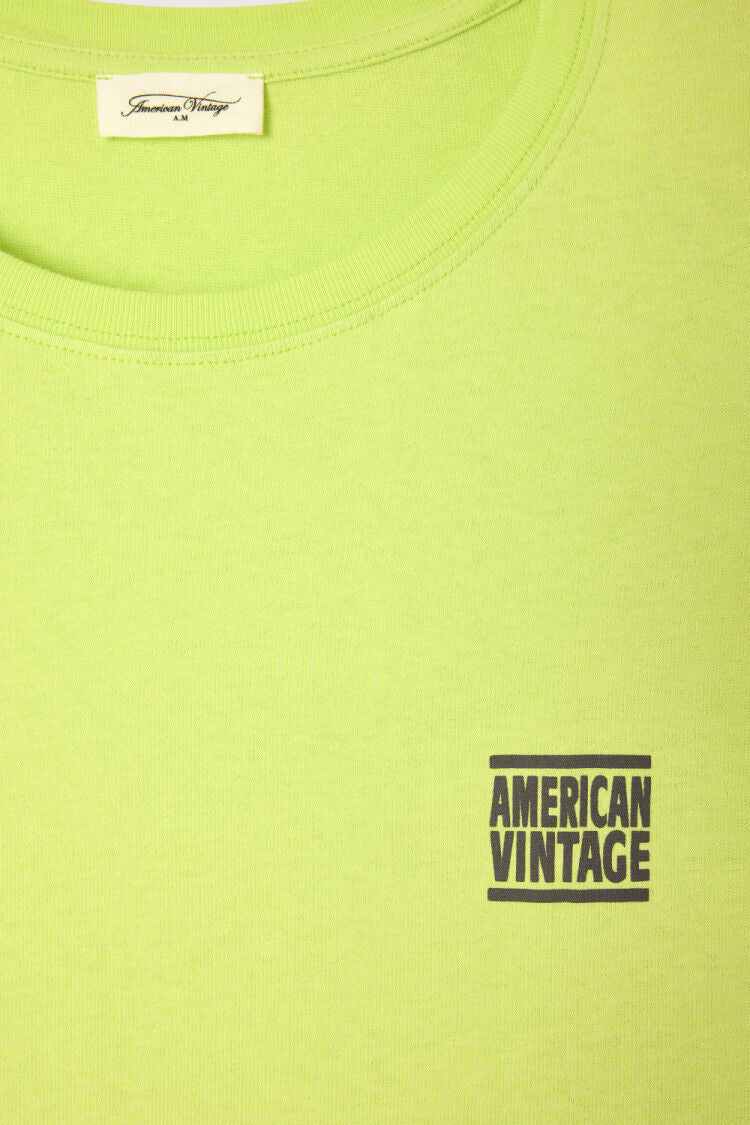 Men's Ykobow T-Shirt SS - Fluorescent Lemon - RUM Amsterdam