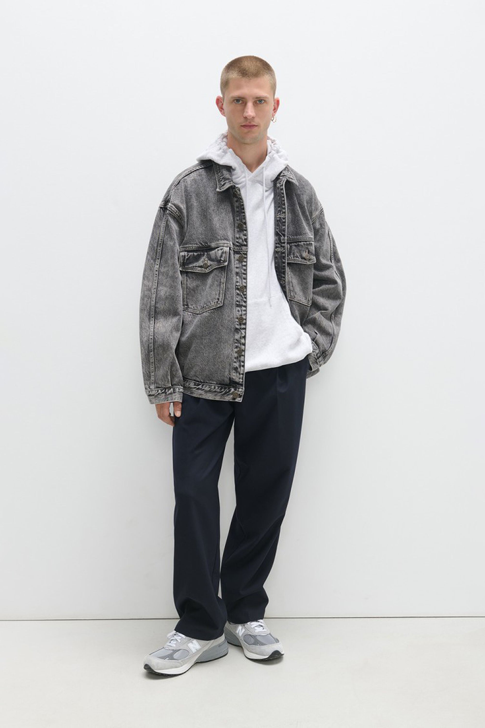 Men's Yopday-B Jacket - Grey Salt And Pepper