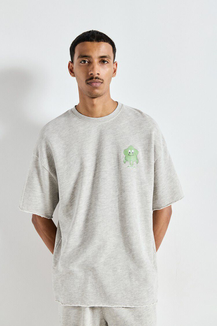 Men's Zofbay T-Shirt SS - Heather Grey - RUM Amsterdam