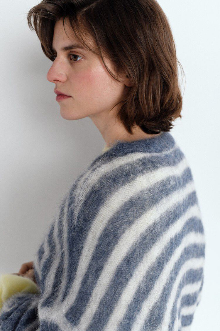 Nenybay Jumper - Polar Melange / Striped Tornado Melange - RUM Amsterdam