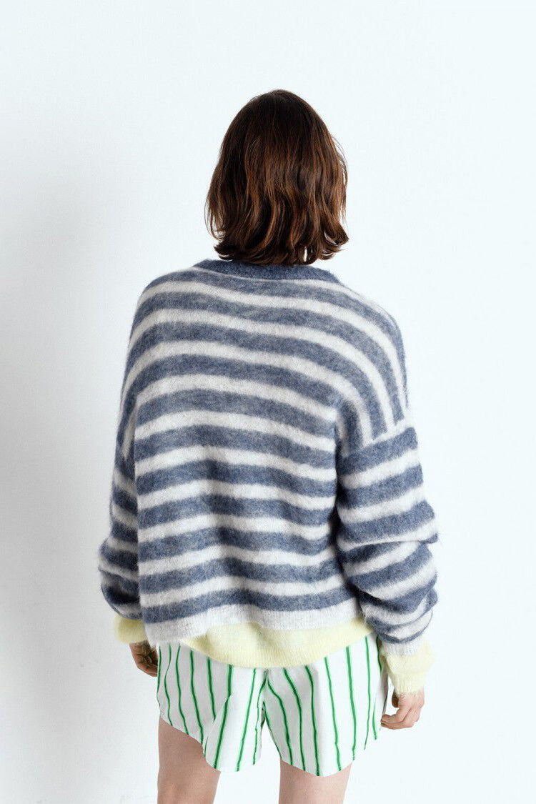 Nenybay Jumper - Polar Melange / Striped Tornado Melange - RUM Amsterdam