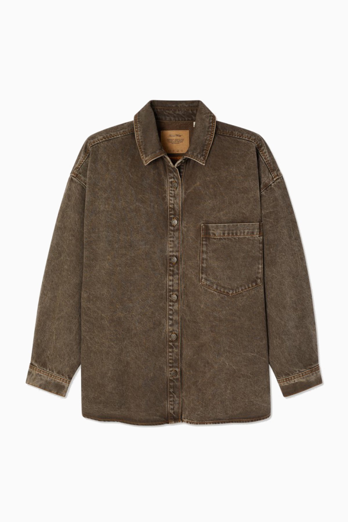 Oshow-B Shirt - Stone Brown