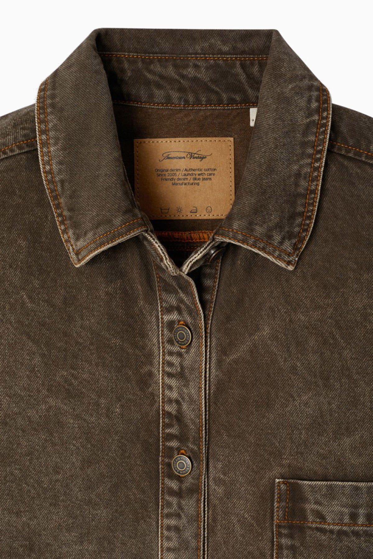 Oshow-B Shirt - Stone Brown