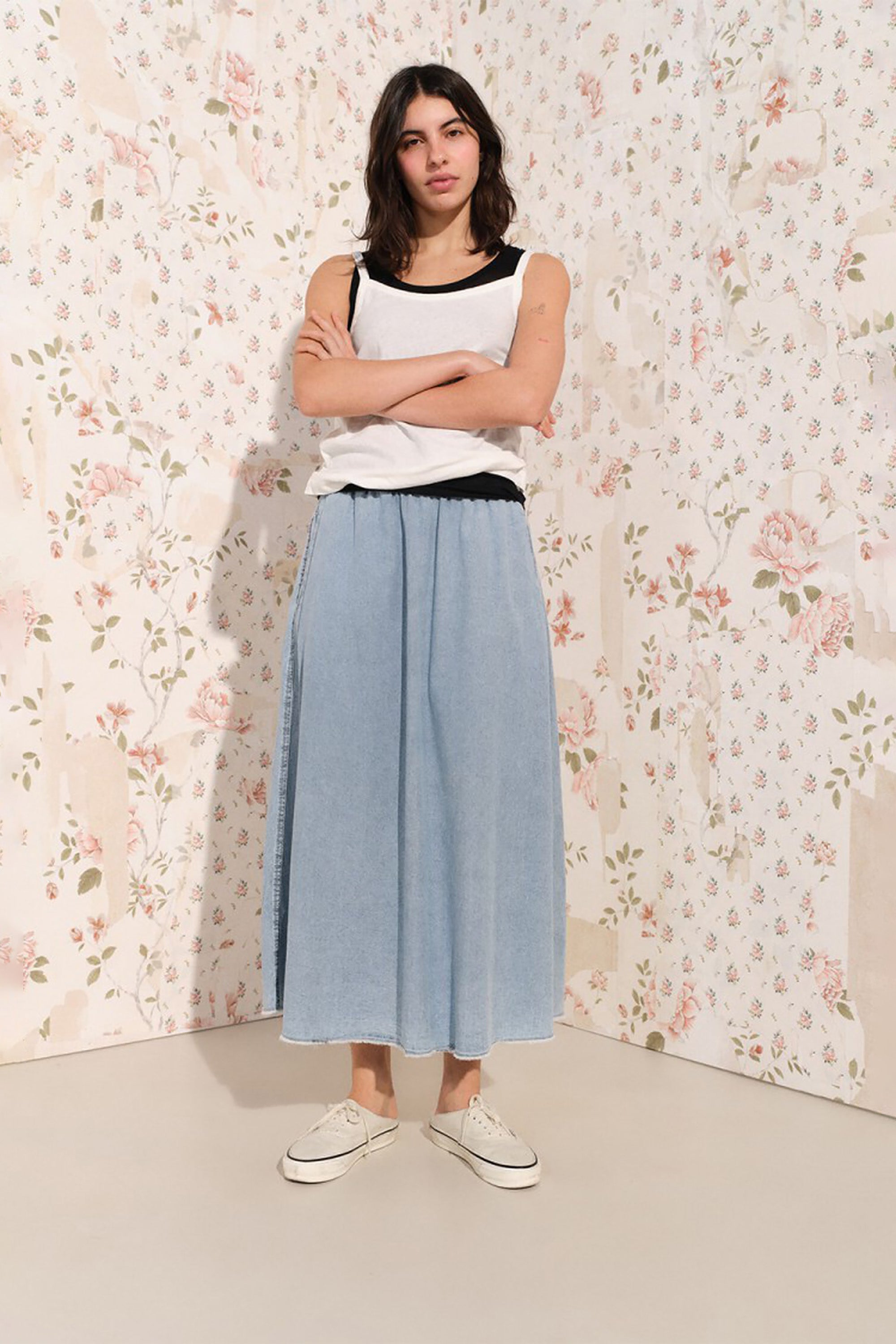 Paybou Skirt - Blue Snow