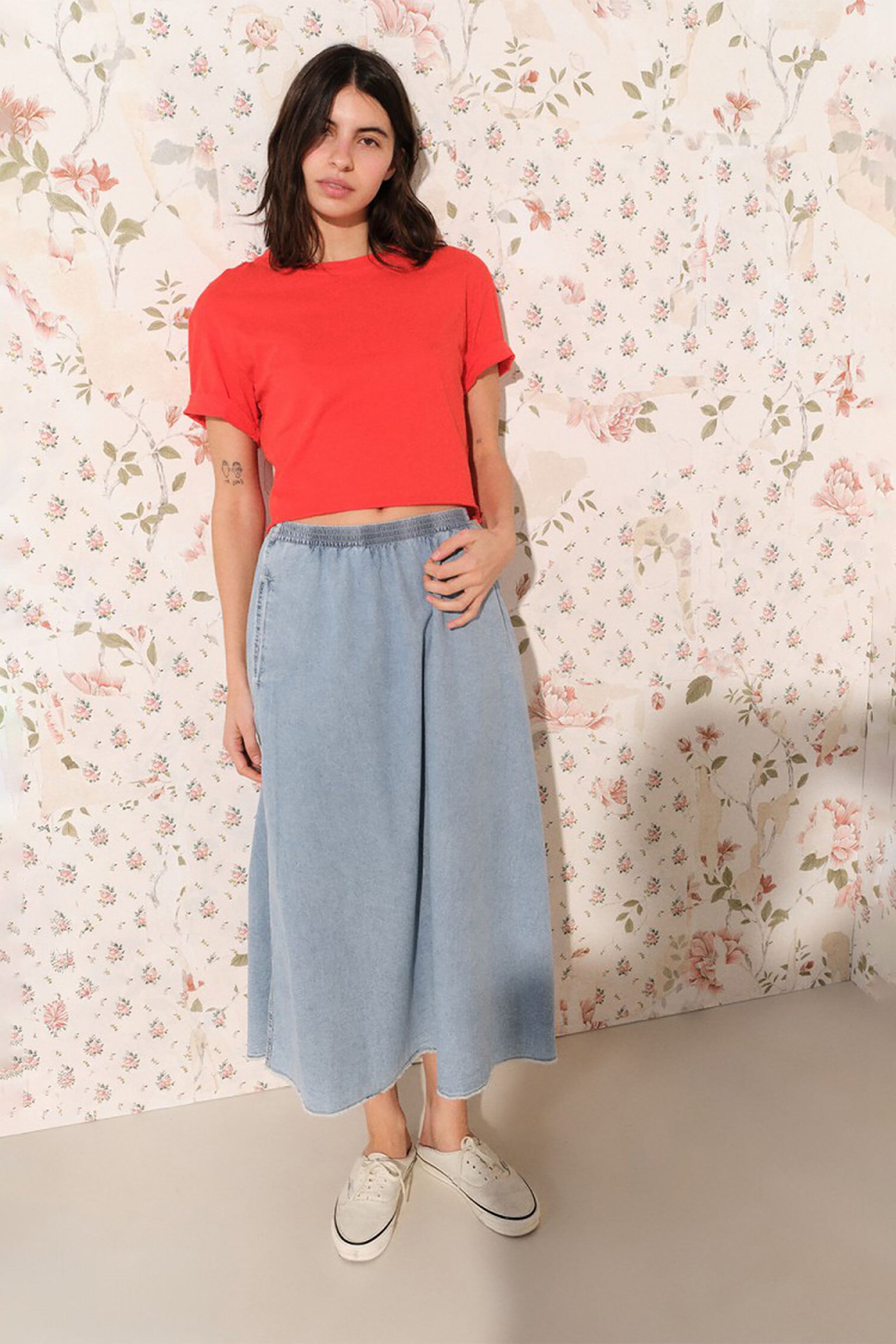 Paybou Skirt - Blue Snow