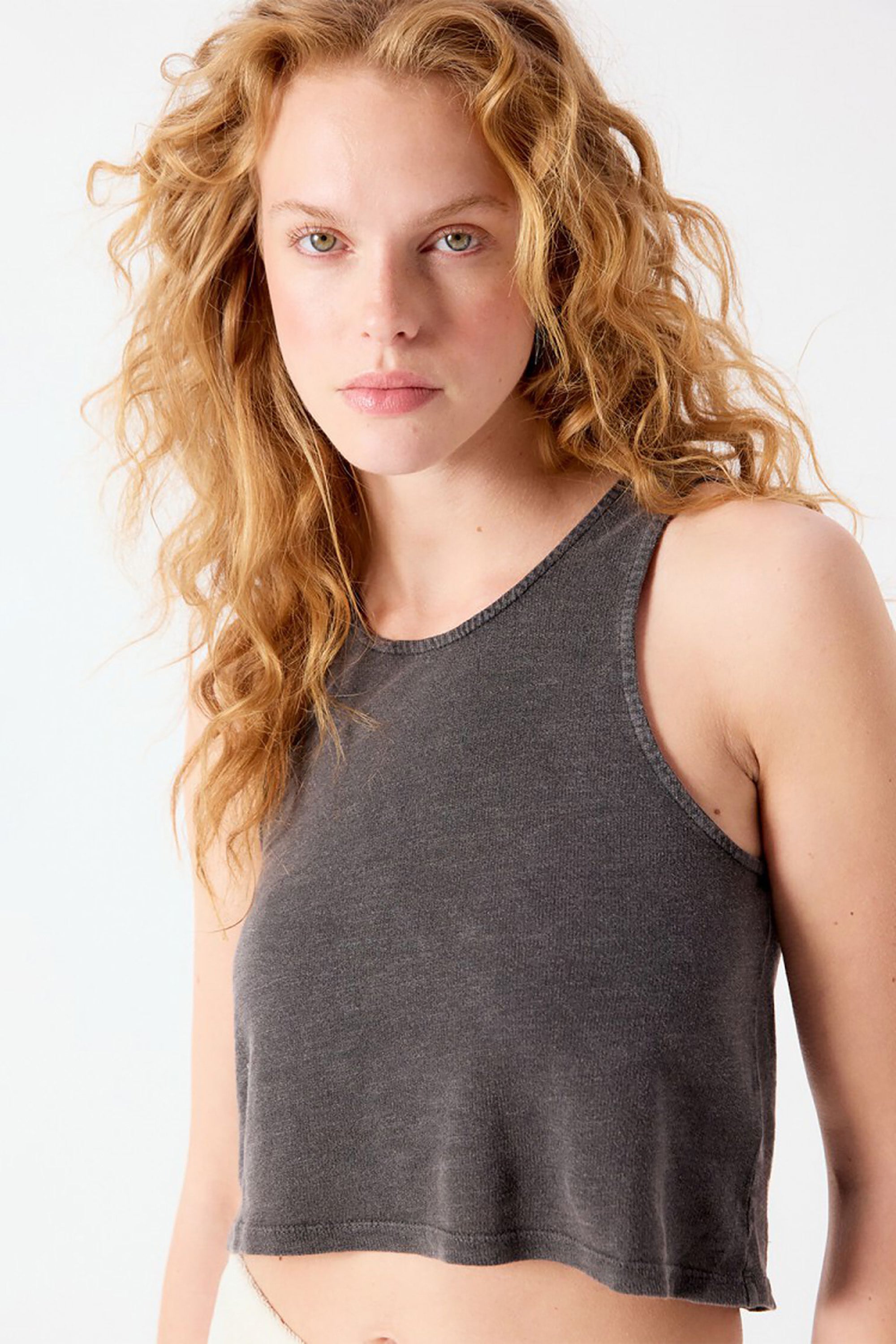 Pojy Tank Top - Vintage Carbon