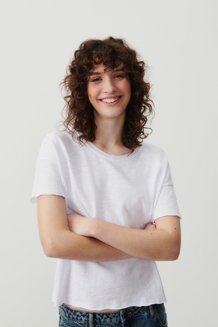 Sonoma Boat Neck Tee - White - RUM Amsterdam