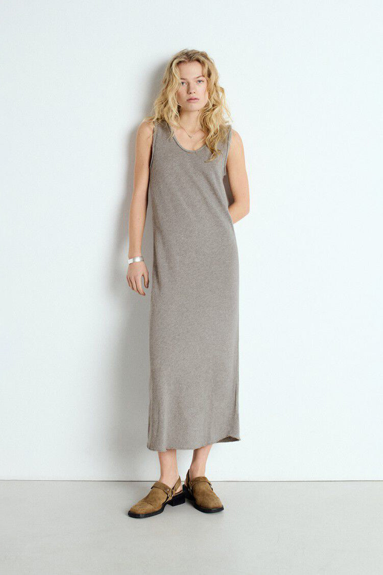 sonoma maxi dress American Vintage - Heather Grey Strapless gown with three Size:2XL(18) Pearl embellished Communion dress a line formal dress