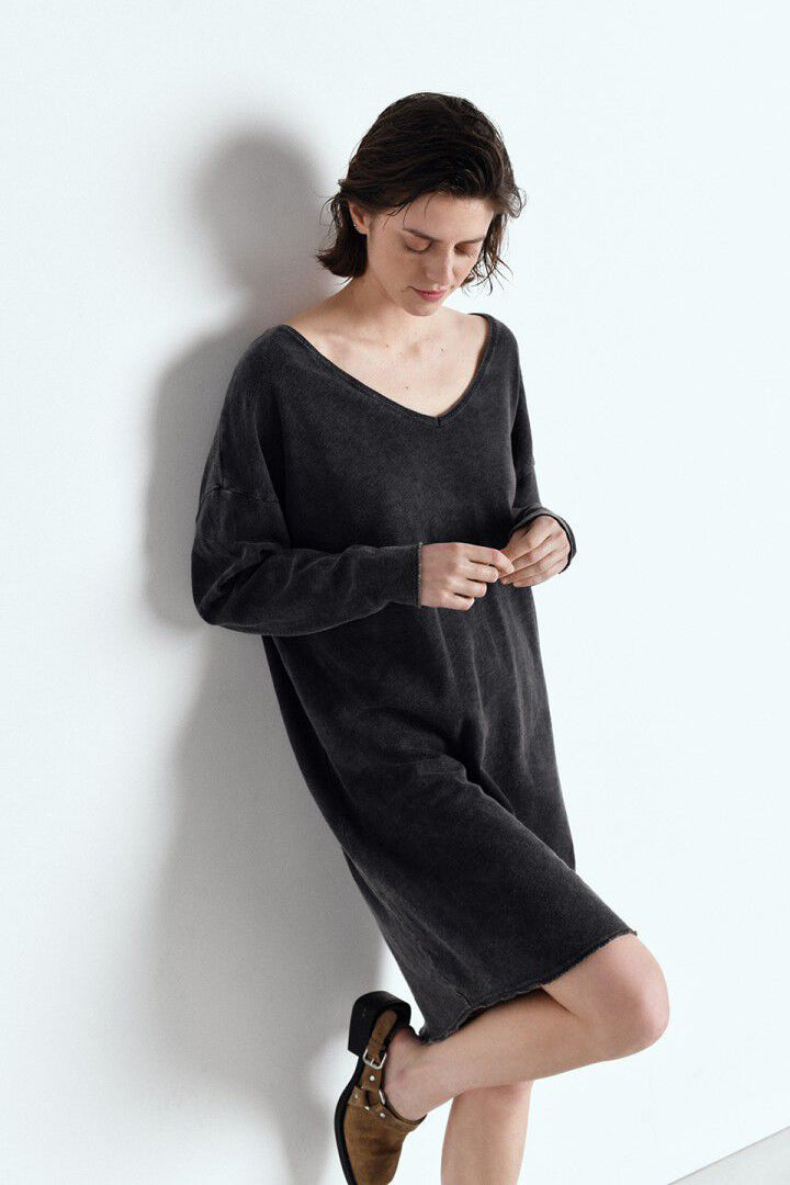 Sonoma LS Dress - Vintage Black - RUM Amsterdam