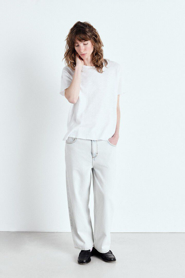 Sonoma Round Neck Tee - White - RUM Amsterdam