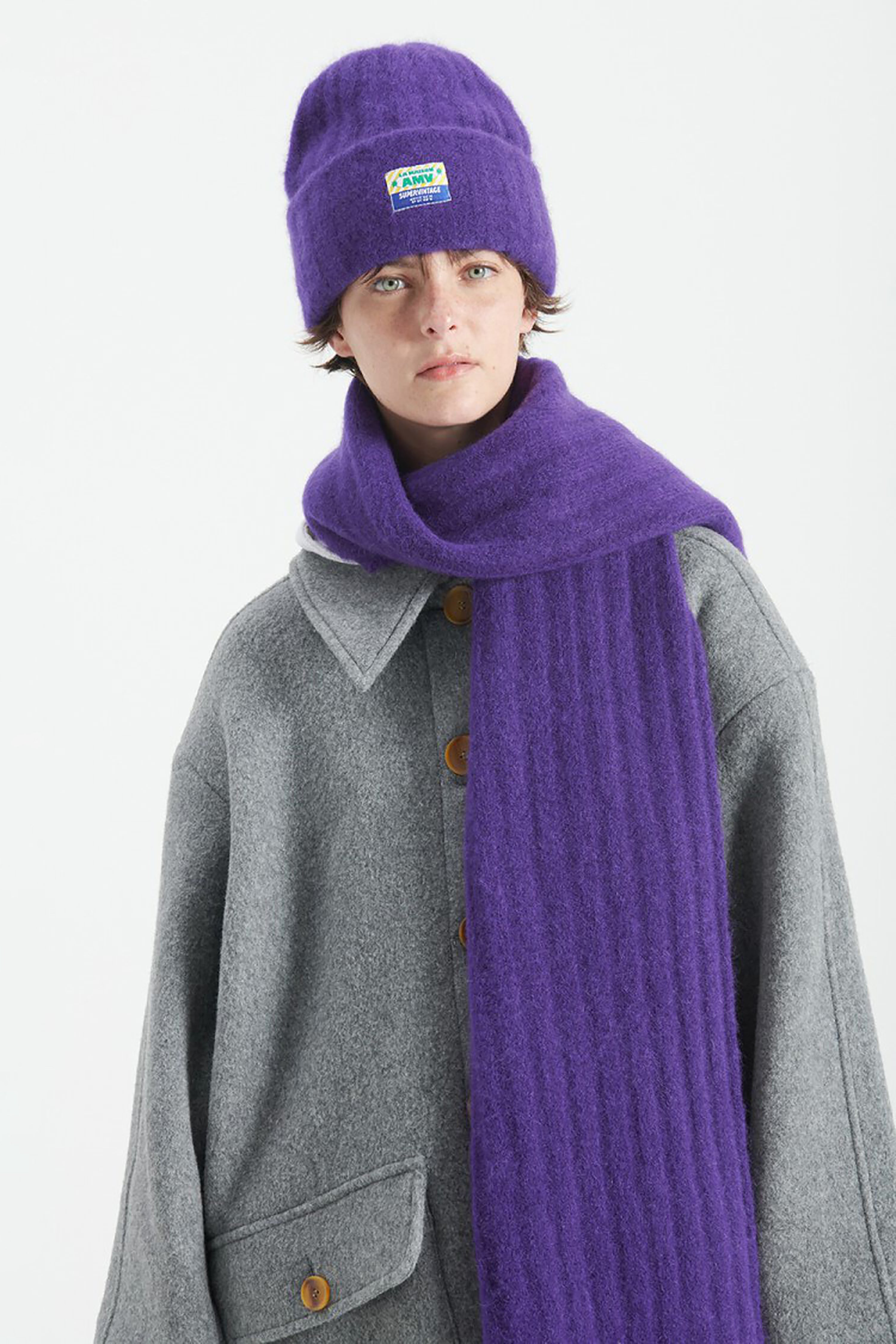 Vitow Beanie - Eggplant - RUM Amsterdam