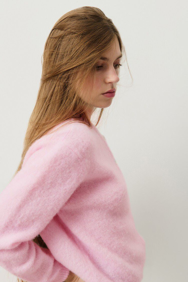 Vitow Cardigan - Sugared Almond Melange - RUM Amsterdam