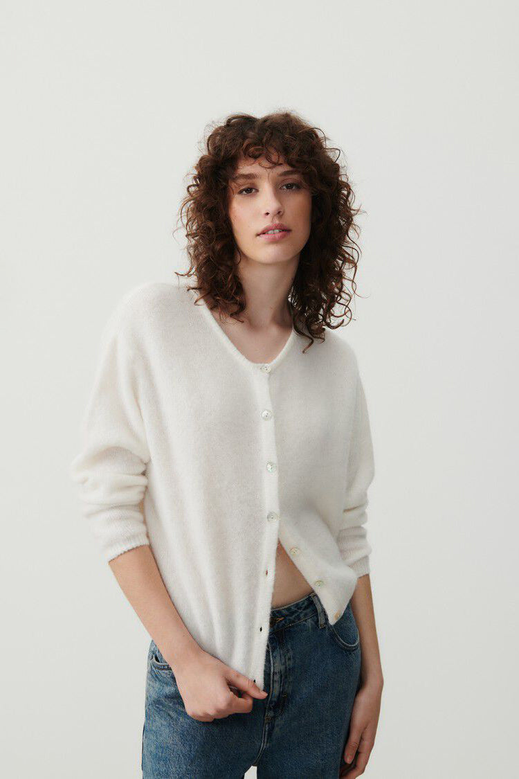 Vitow Cardigan - White - RUM Amsterdam