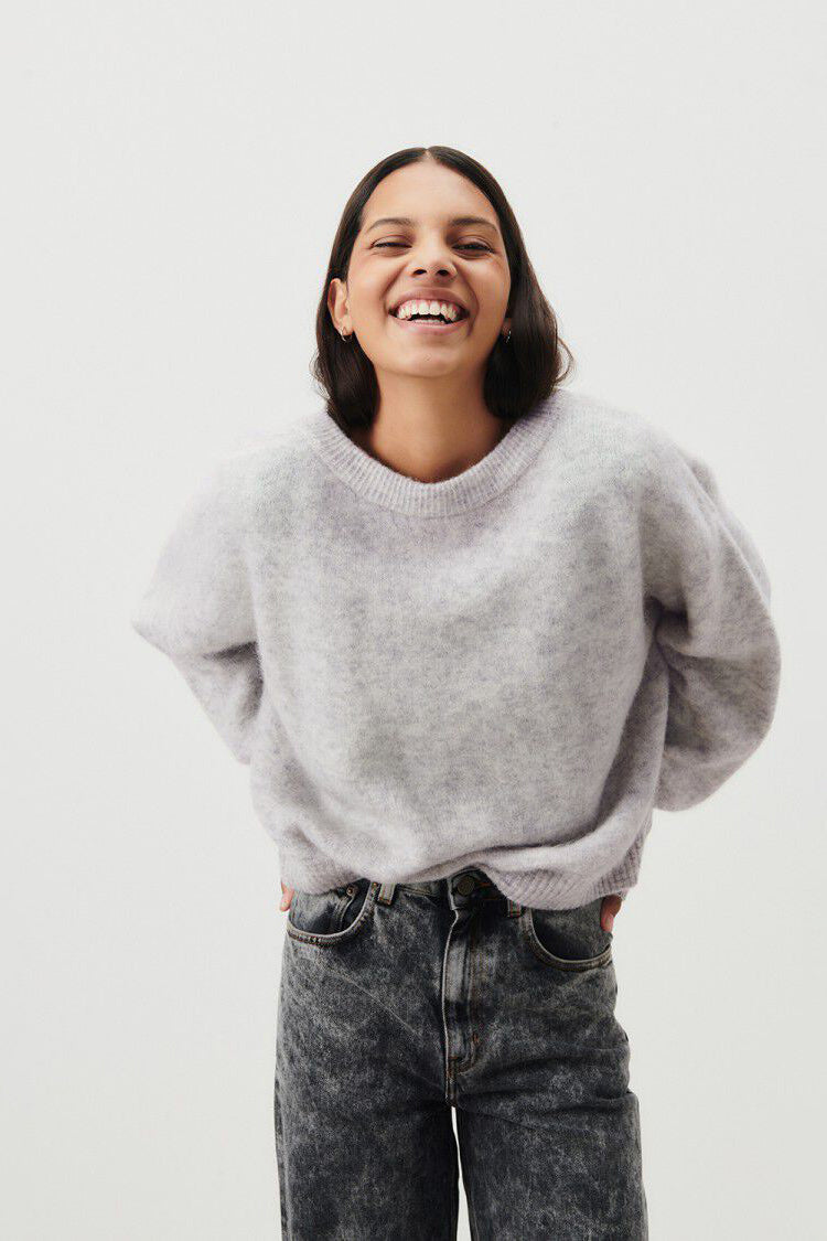 Vitow Jumper - Light Grey Melange - RUM Amsterdam