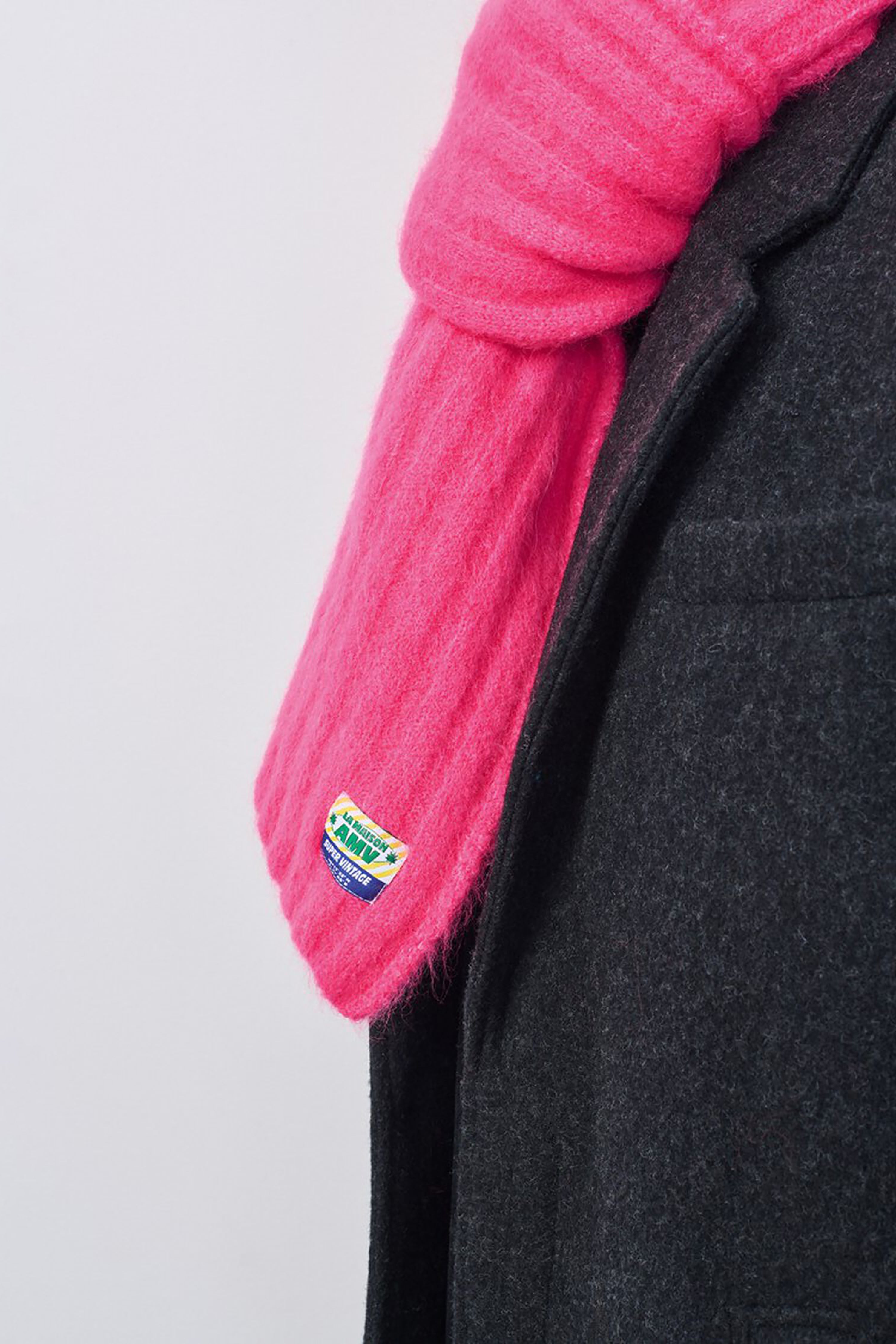 Vitow Scarf - Neon Pink Melange - RUM Amsterdam