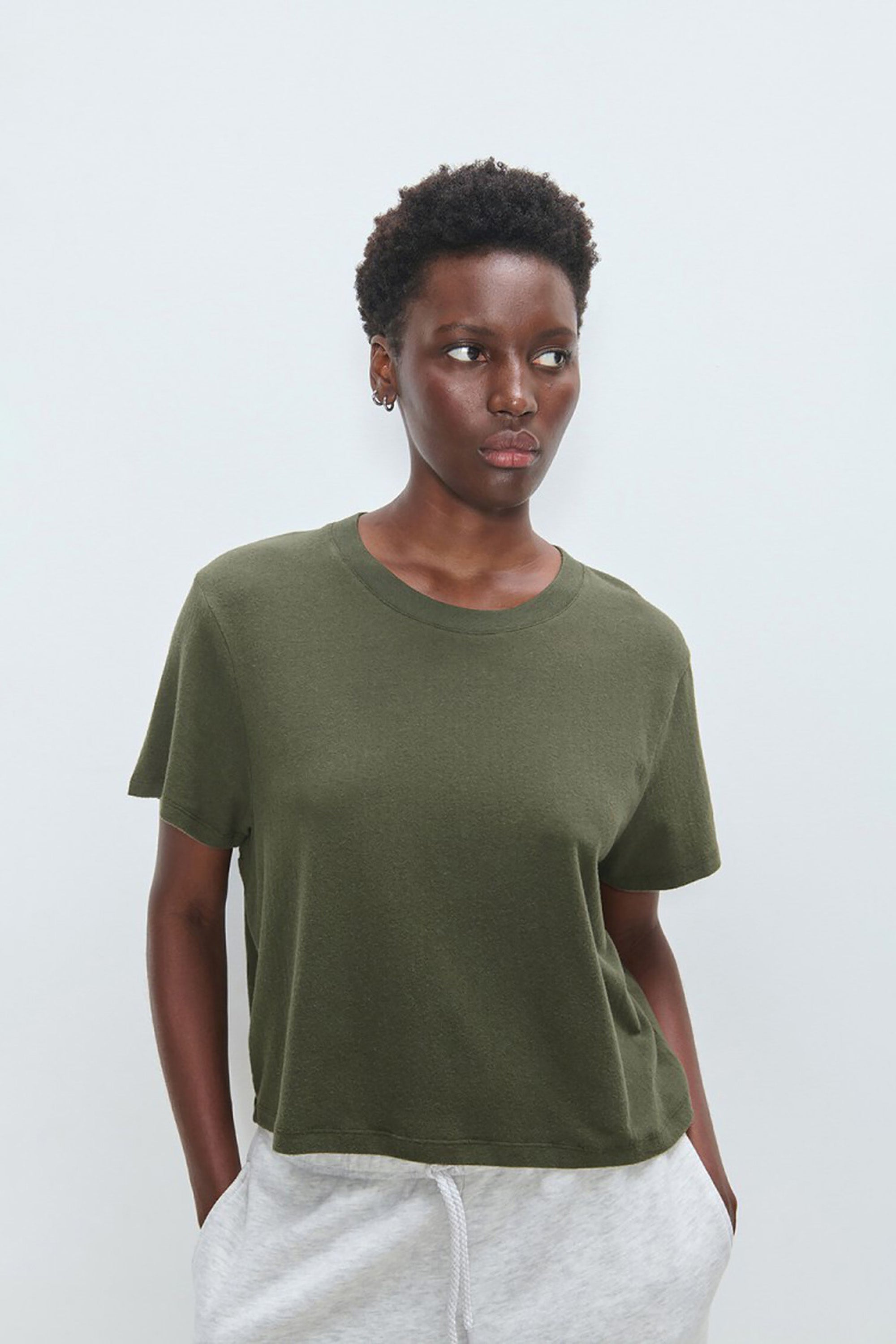 Ypawood T-Shirt - Copse Melange - RUM Amsterdam