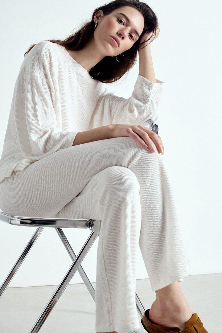 Yruki LS Tee - White - RUM Amsterdam