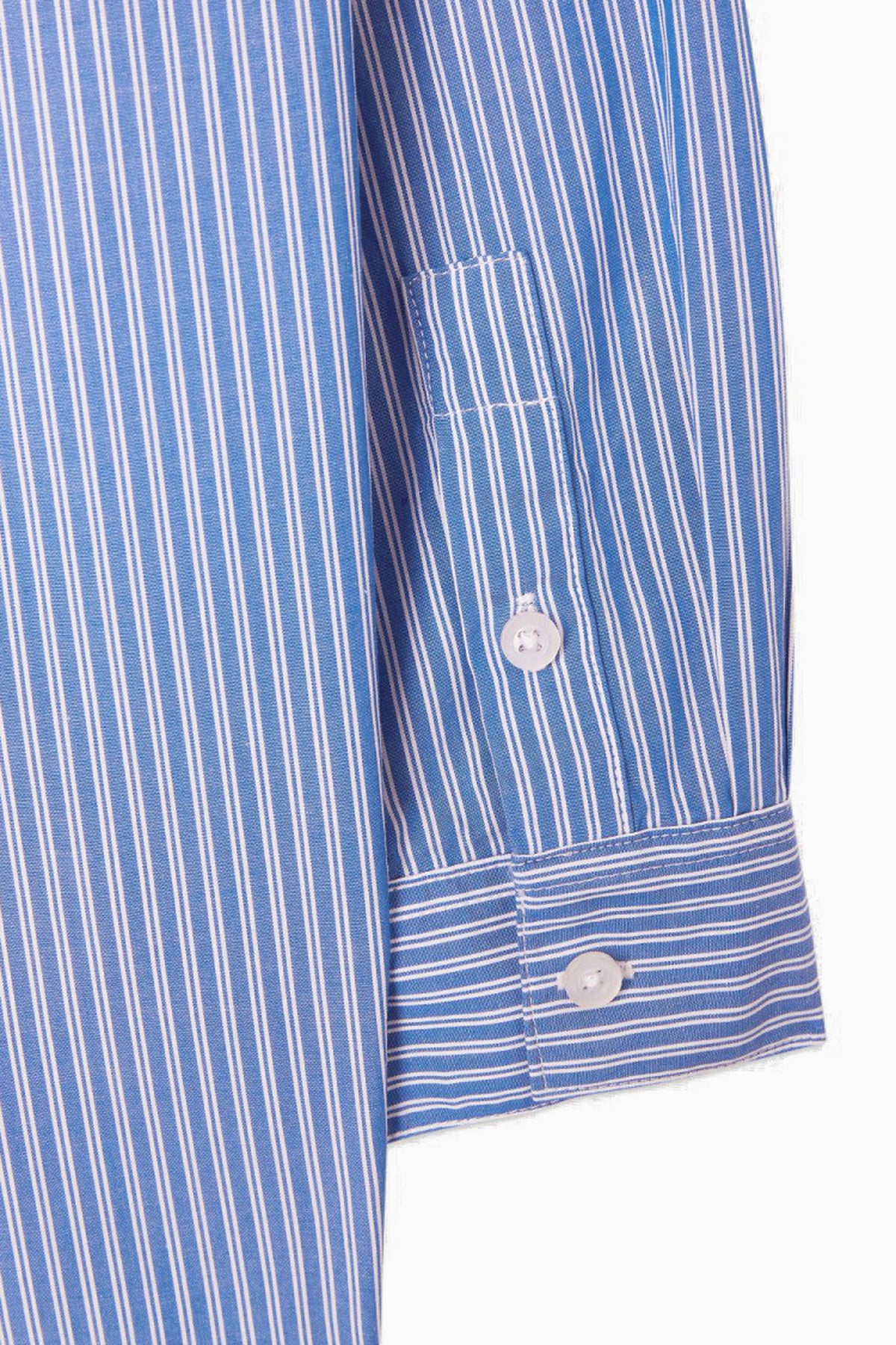 Zatybay Shirt - Aqua Stripes