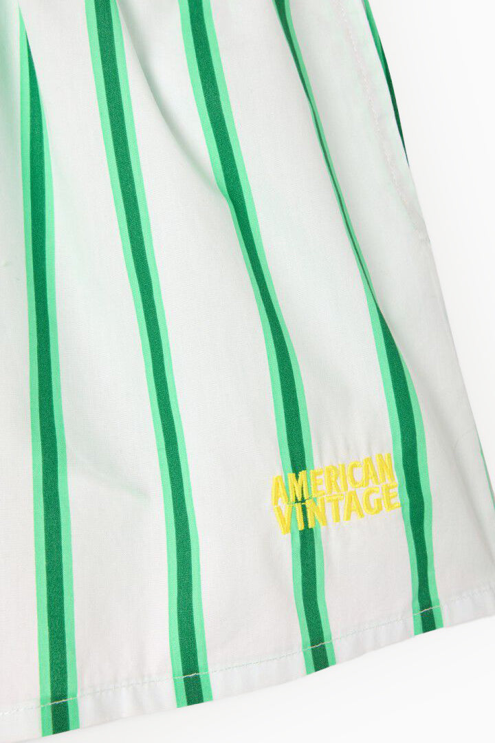 Zatybay Shorts - Neon Lagoon Stripes - RUM Amsterdam