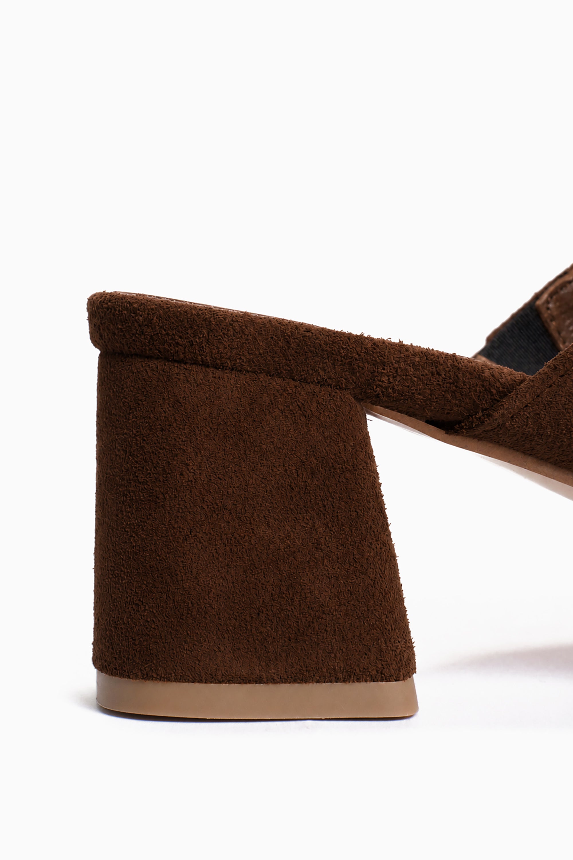 Horizon 55 Suede Heels - Chocolate