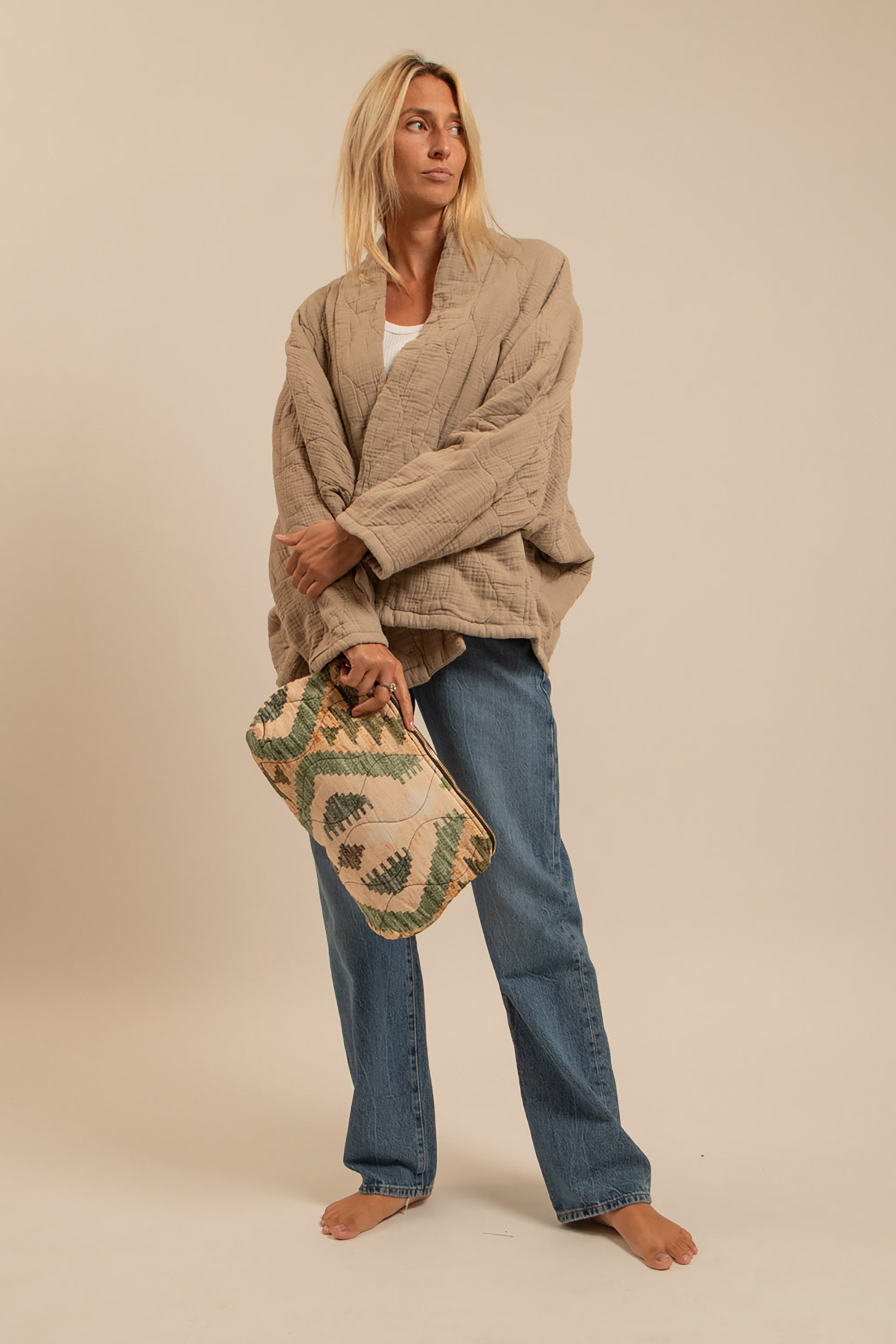 Orlando Clutch Bag - Cibola Kaki