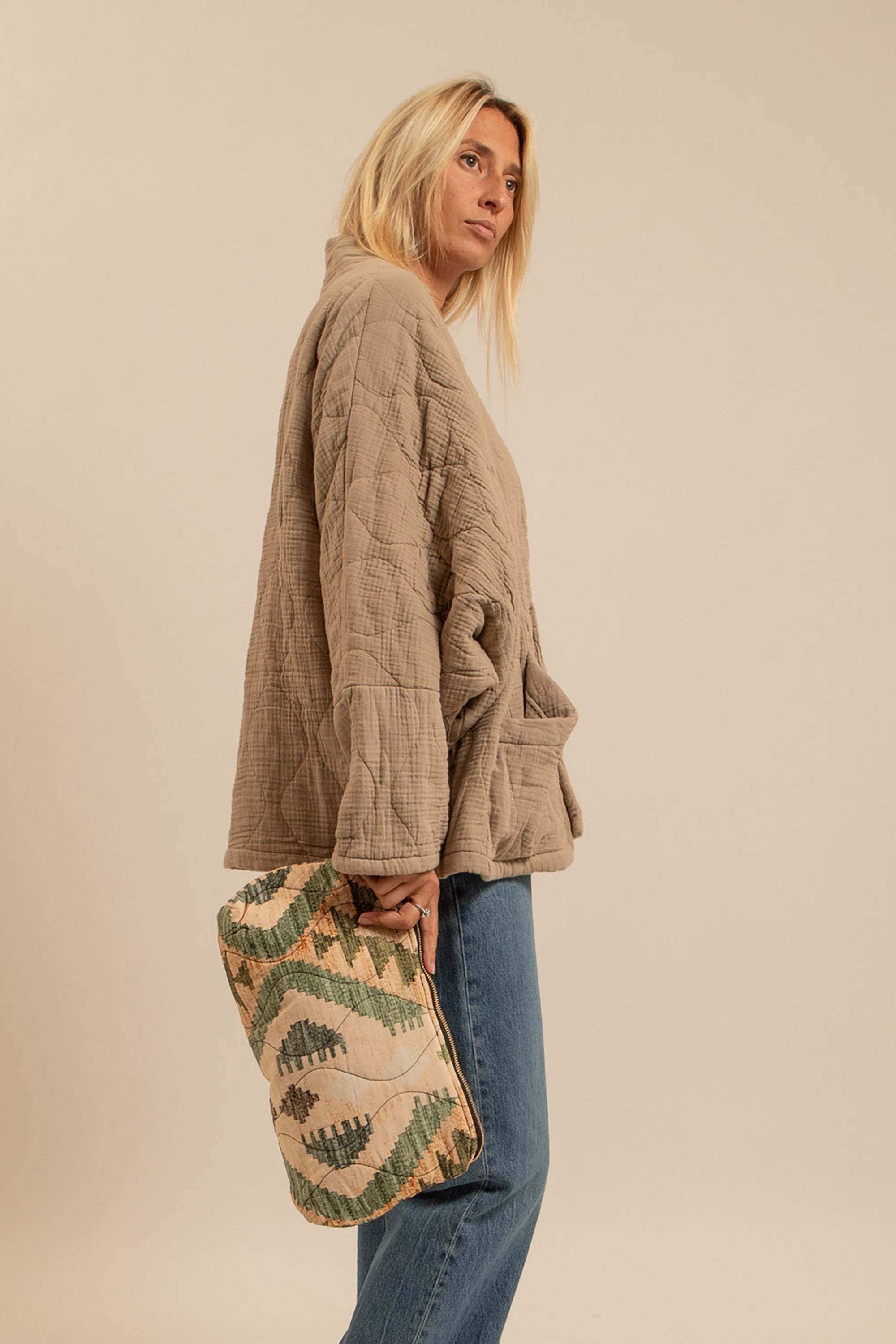 Orlando Clutch Bag - Cibola Kaki